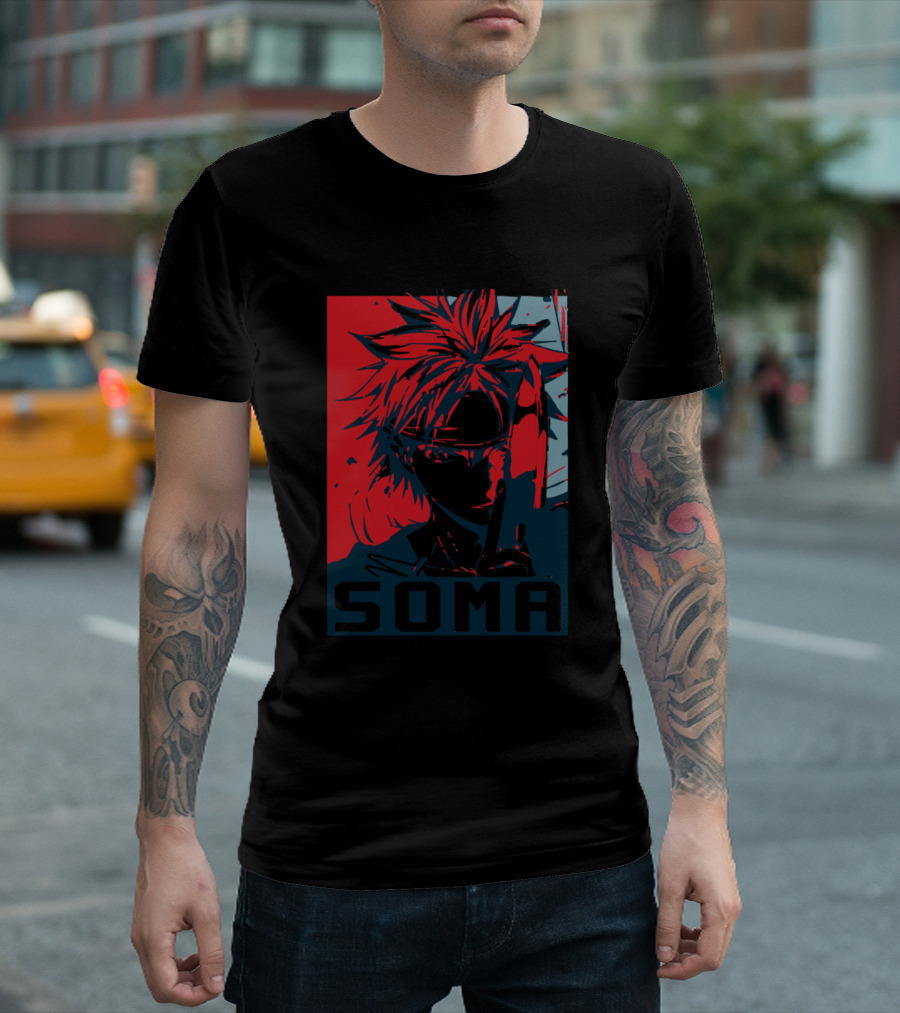 Soma Shokugeki No Soma Anime Character T-Shirt