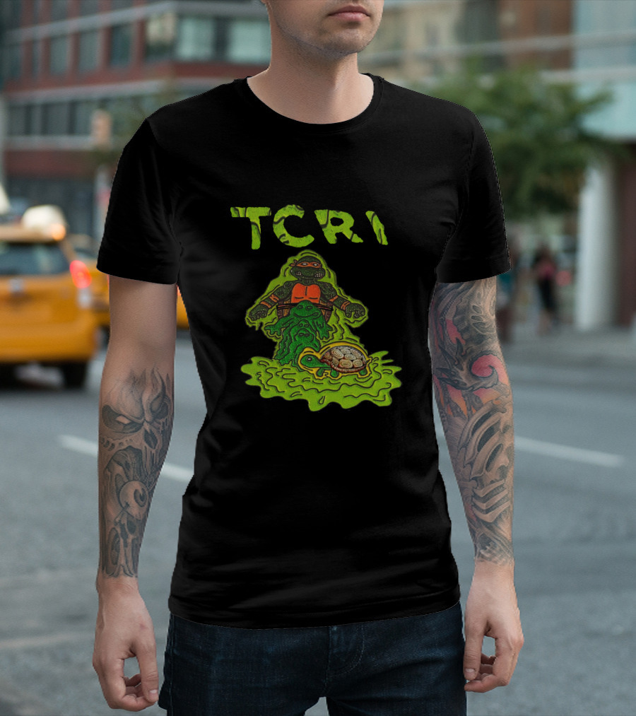 TCRI Mutant Turtle Ooze Transformation Scene T-Shirt