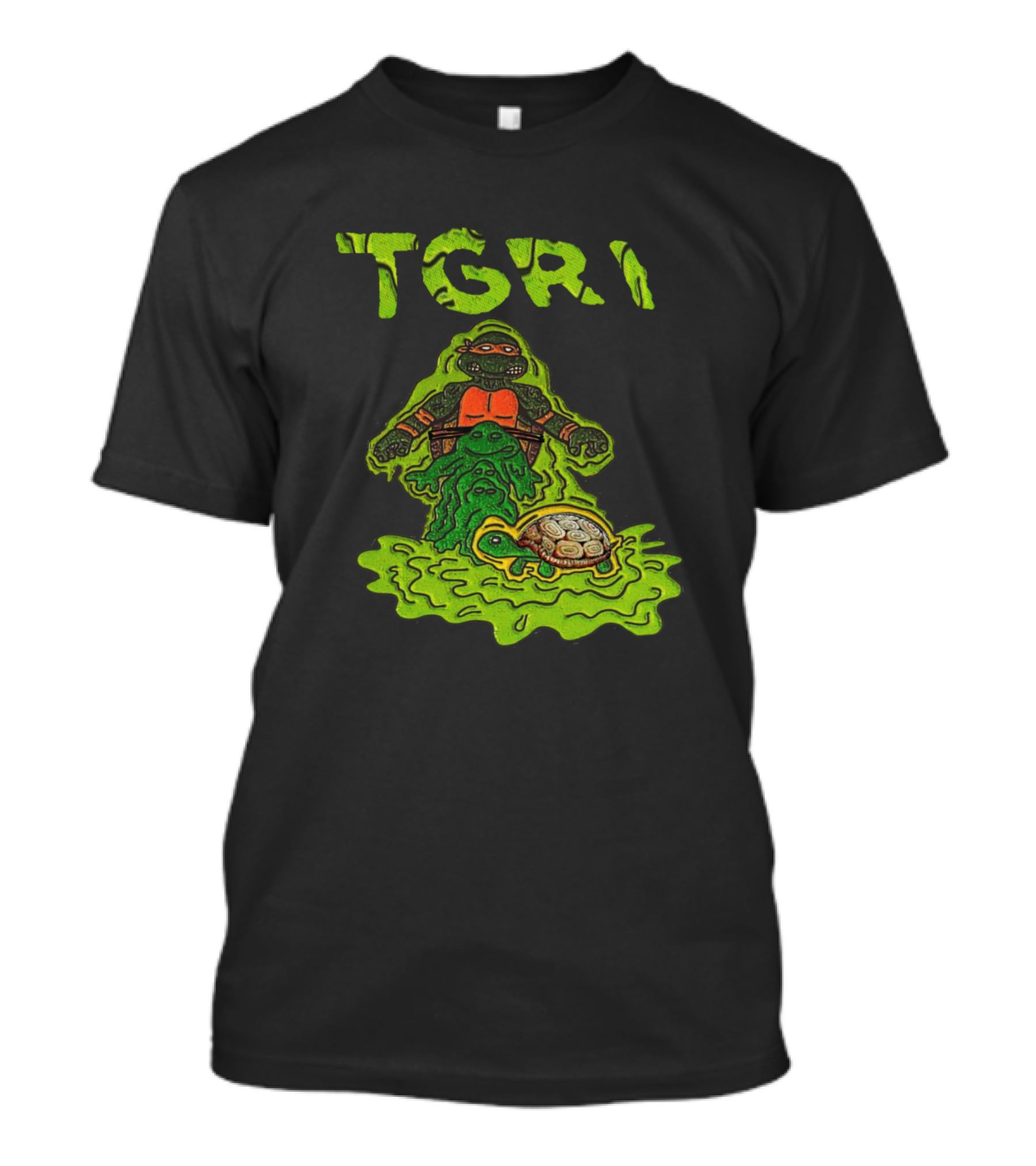 TGRI Secret Of The Ooze Mutant Turtle Transformation T-Shirt
