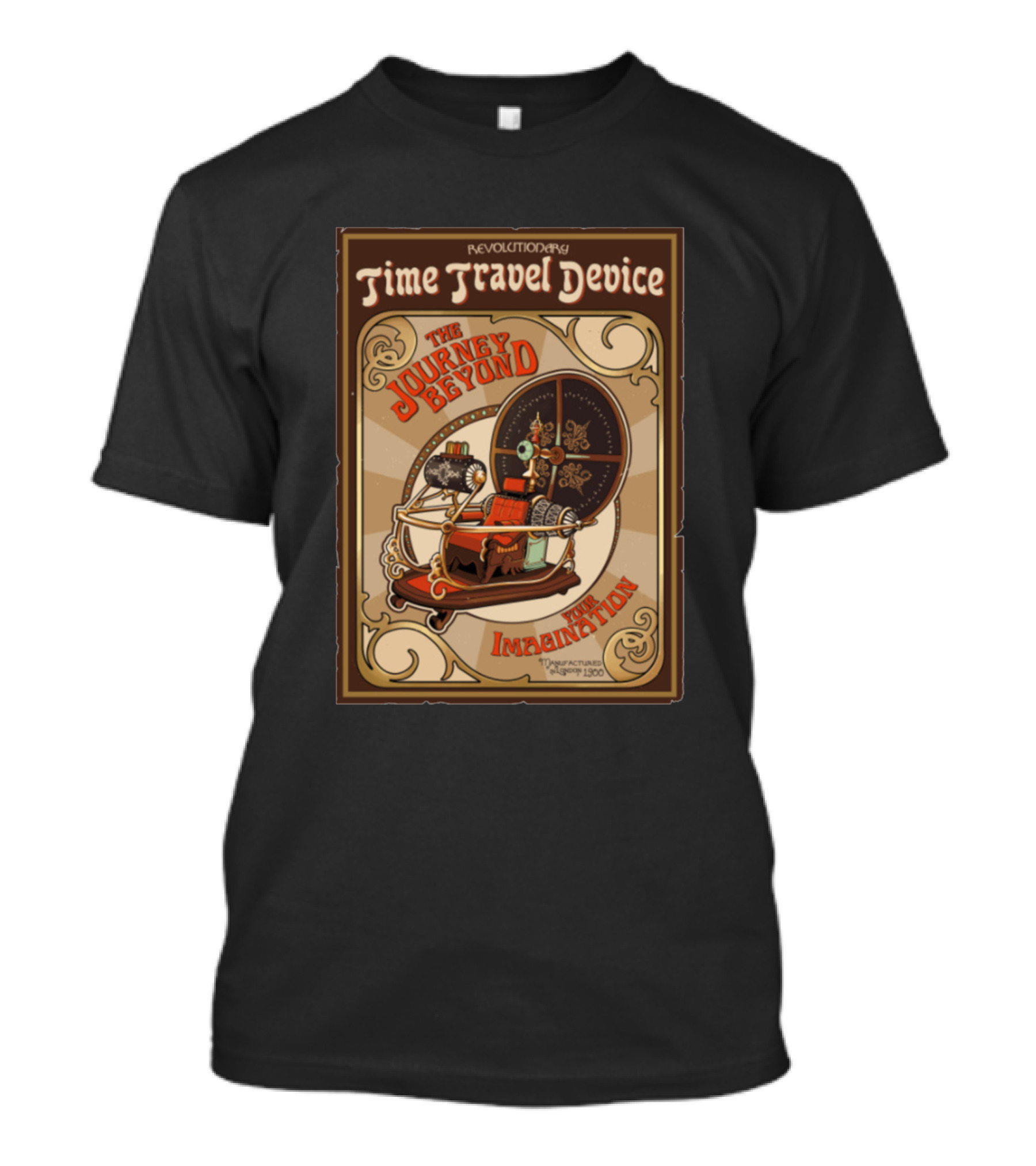 Revolutionary Time Travel Device The Journey Beyond Imagination T-Shirt