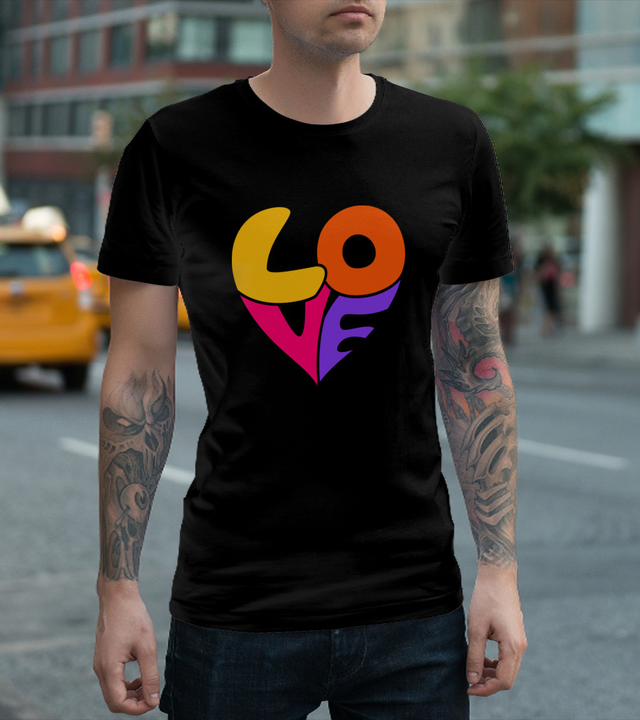 Valentines Day Girly Love Heart T-Shirt