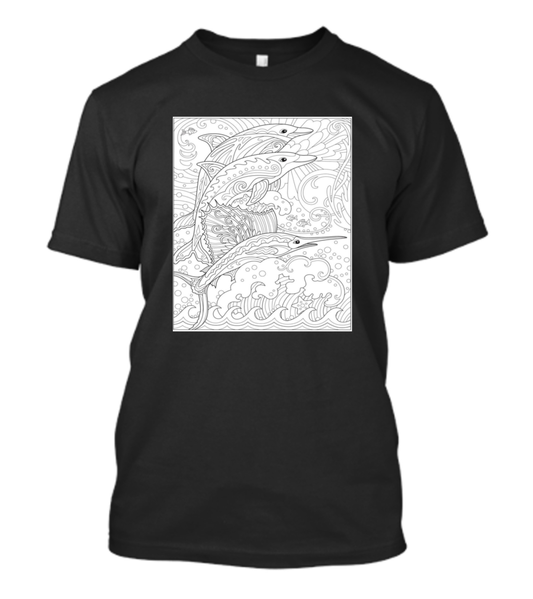 Welcome To Dover Ocean Waves And Dolphins Adventure T-Shirt