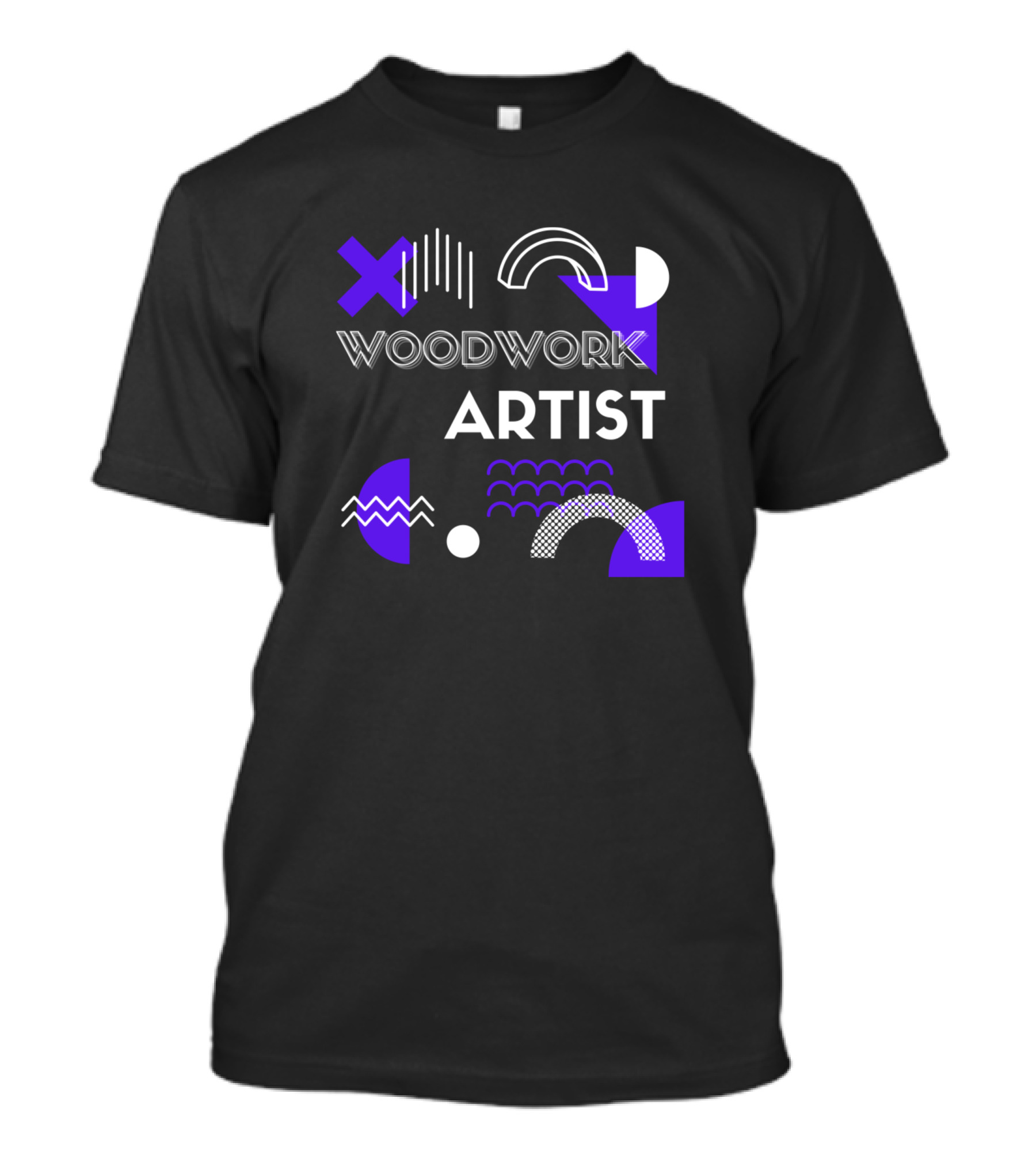 Woodwork Artist Geometric Patterns And Shapes T-Shirt