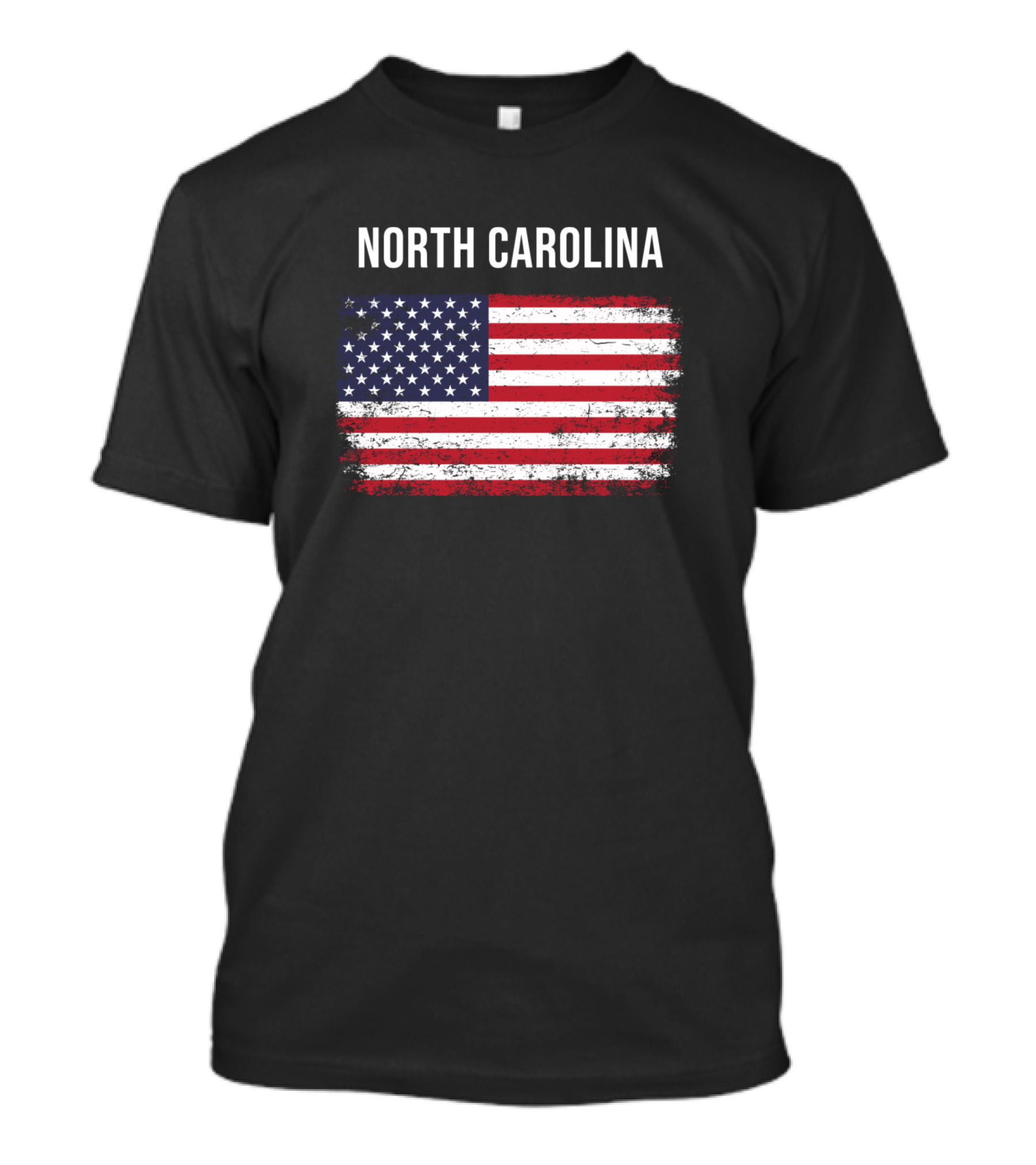 North Carolina American Flag T-Shirt