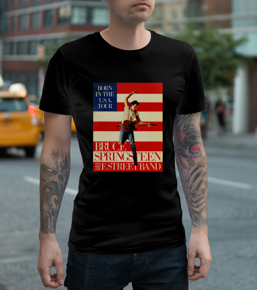 Bruce Springsteen and the E Street Band Born in the U.S.A. Tour T-Shirt