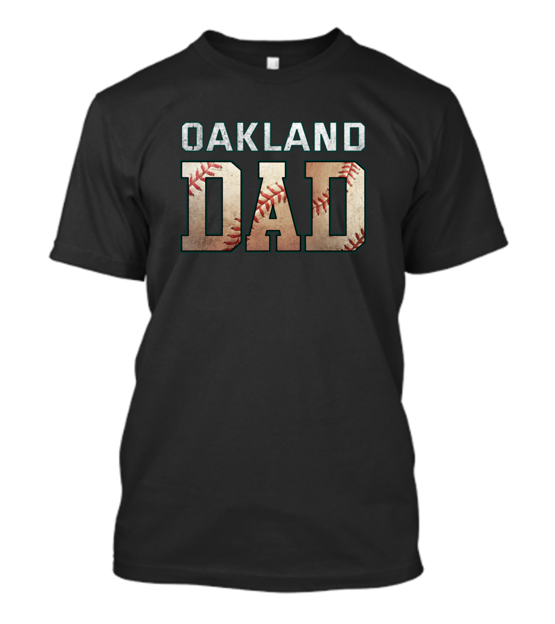 Oakland Dad Baseball Theme Athletics Club T-Shirt