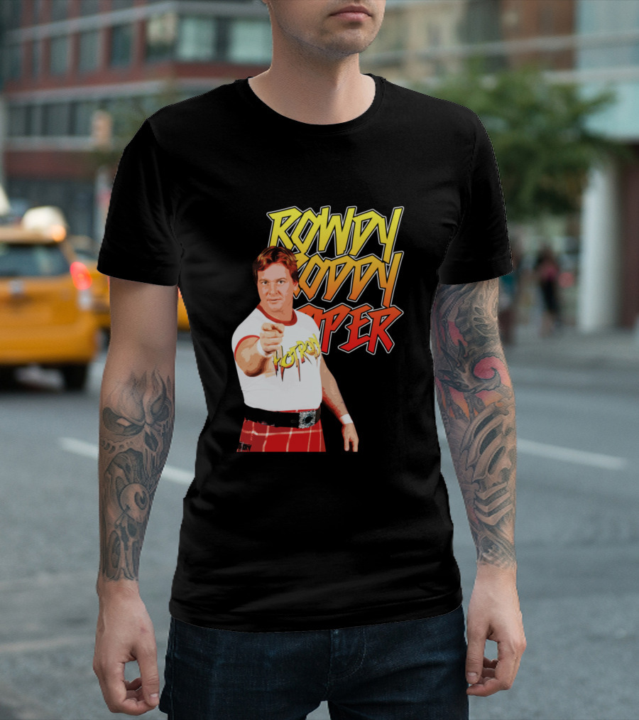 Rowdy Roddy Piper Hot Rod T-Shirt