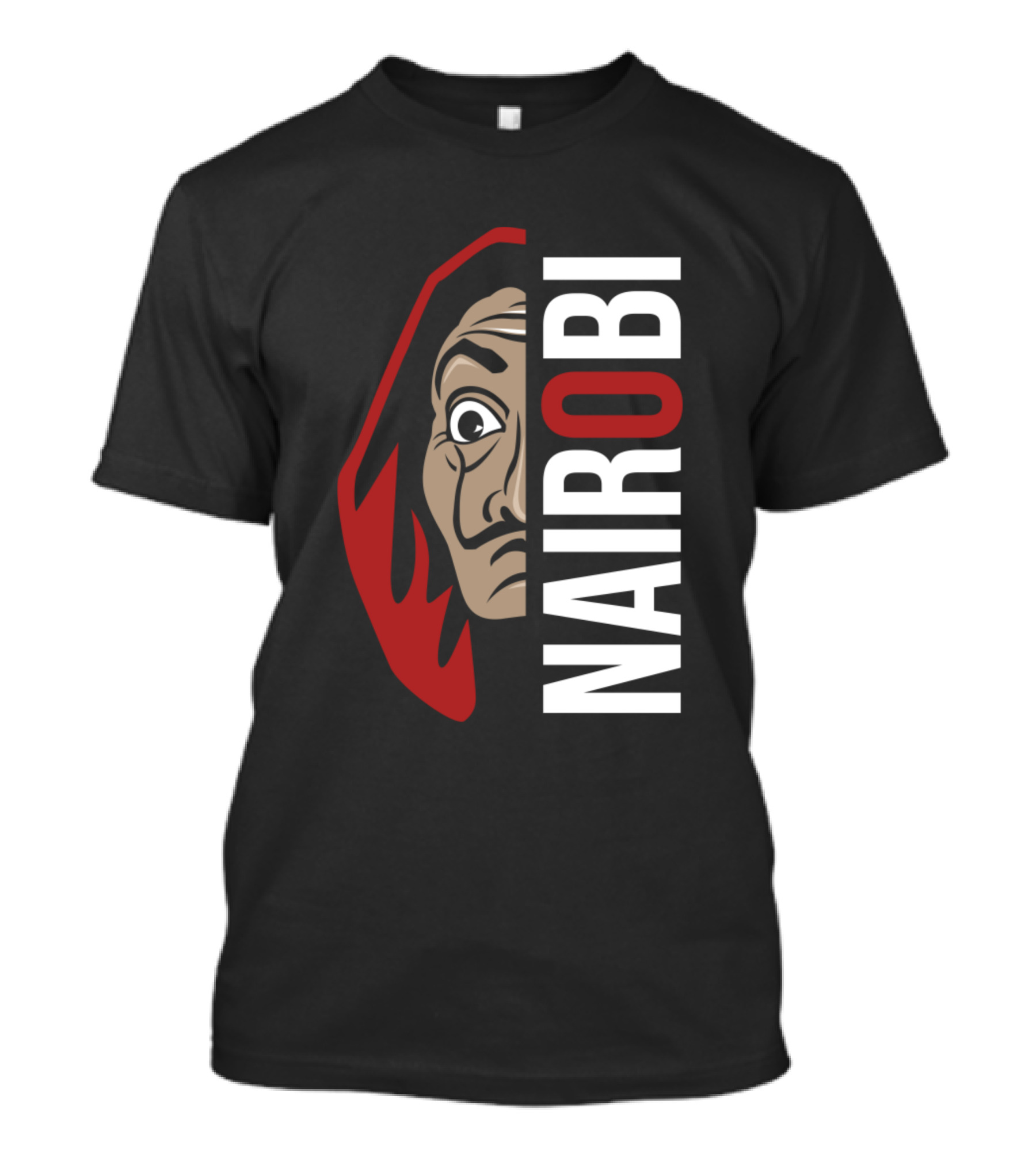La Casa De Papel Nairobi Mask Face T-Shirt