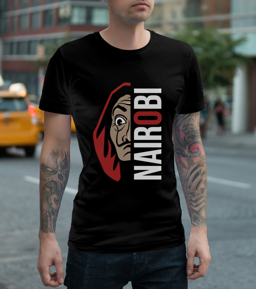 La Casa De Papel Nairobi Mask Face T-Shirt