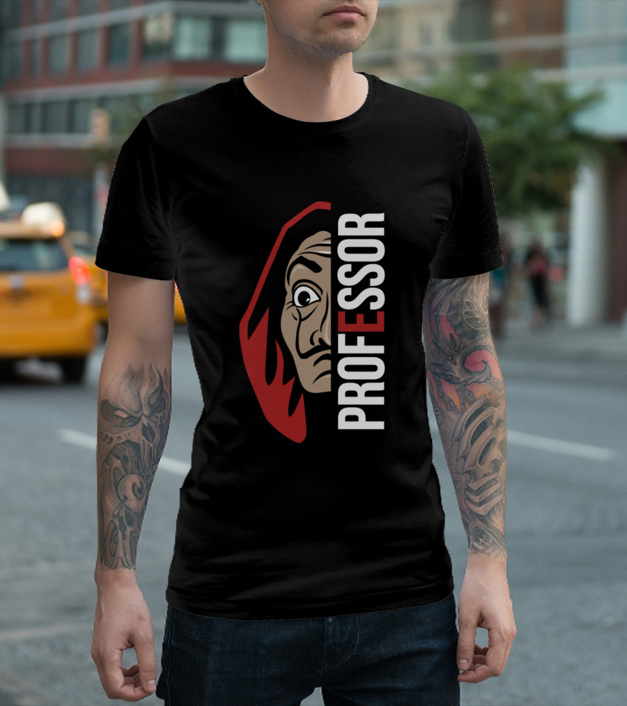 La Casa De Papel Professor Mask T-Shirt