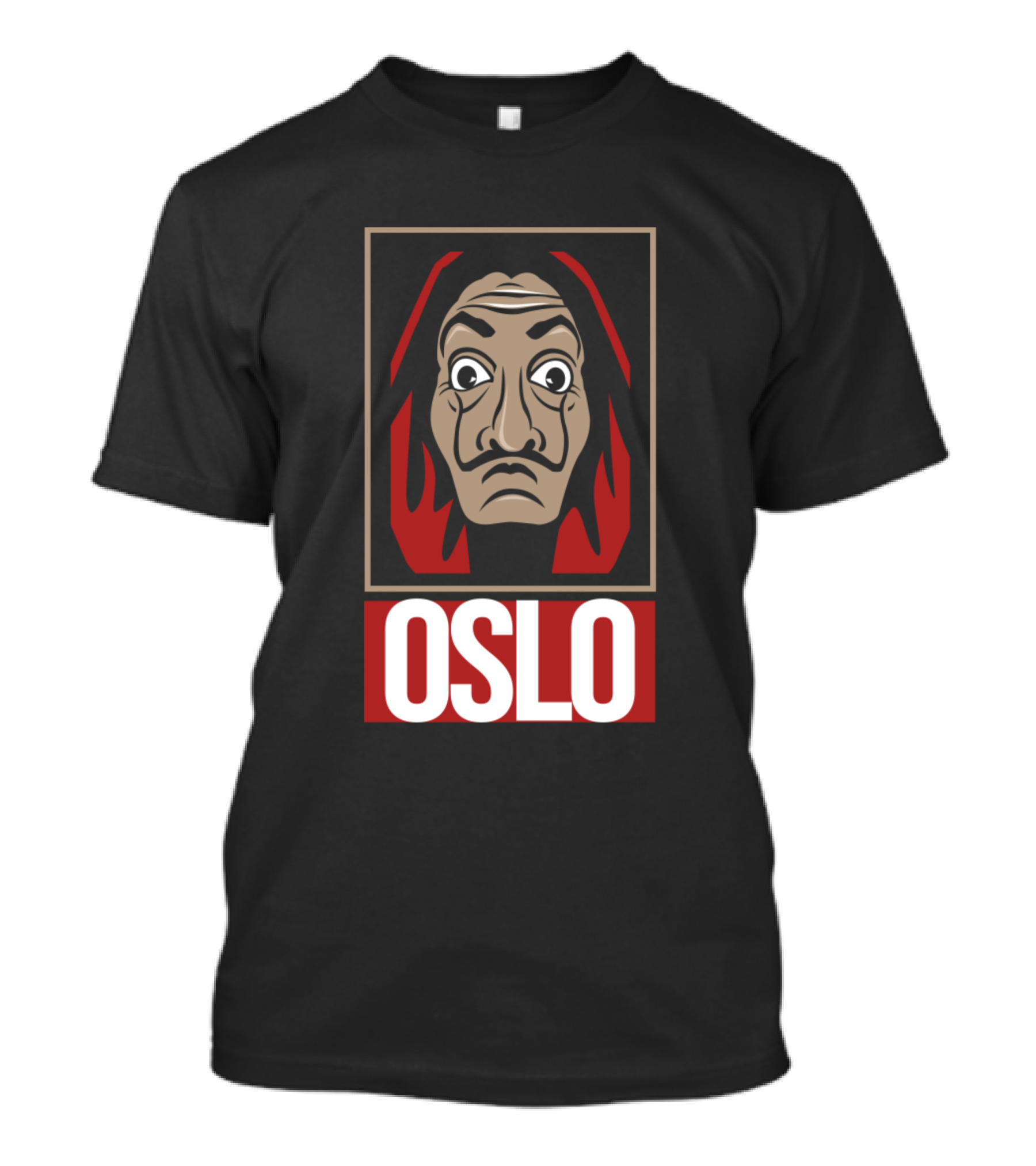 Money Heist Oslo Salvador Dali Mask T-Shirt