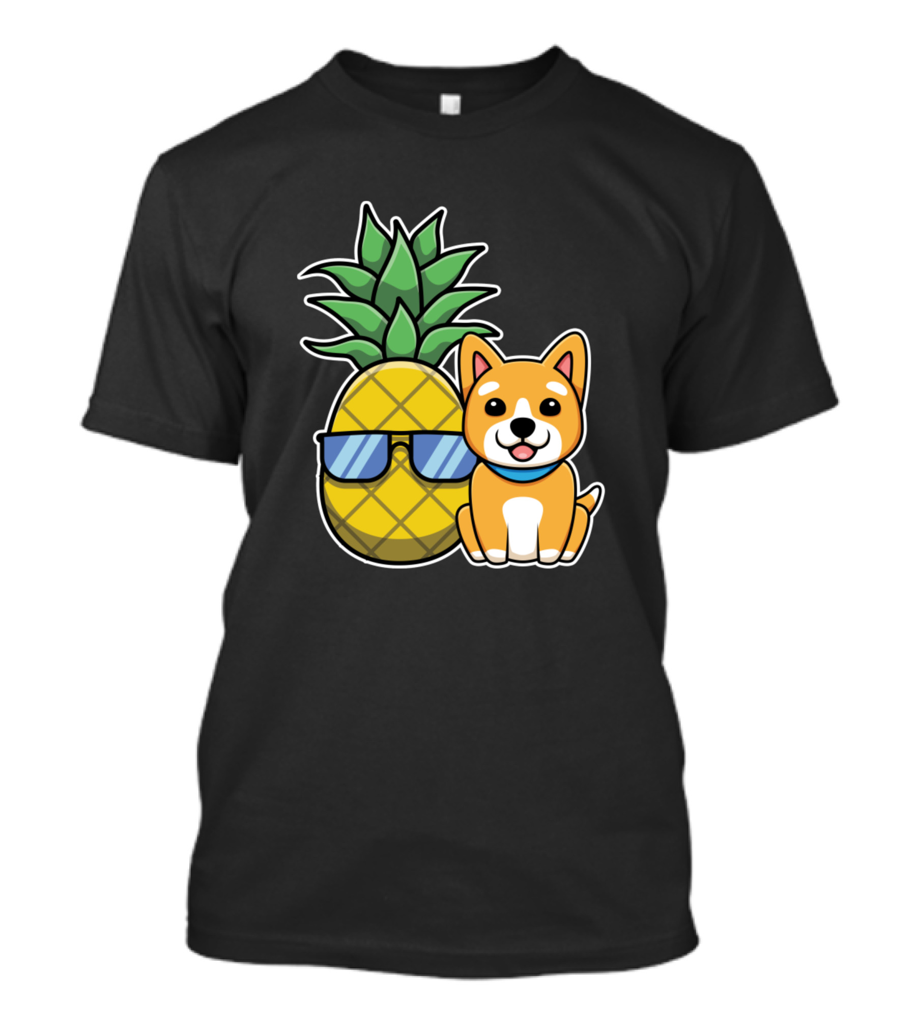 Aloha Hawaii Pineapple Sunglasses Dog Puppy Beaches T-Shirt
