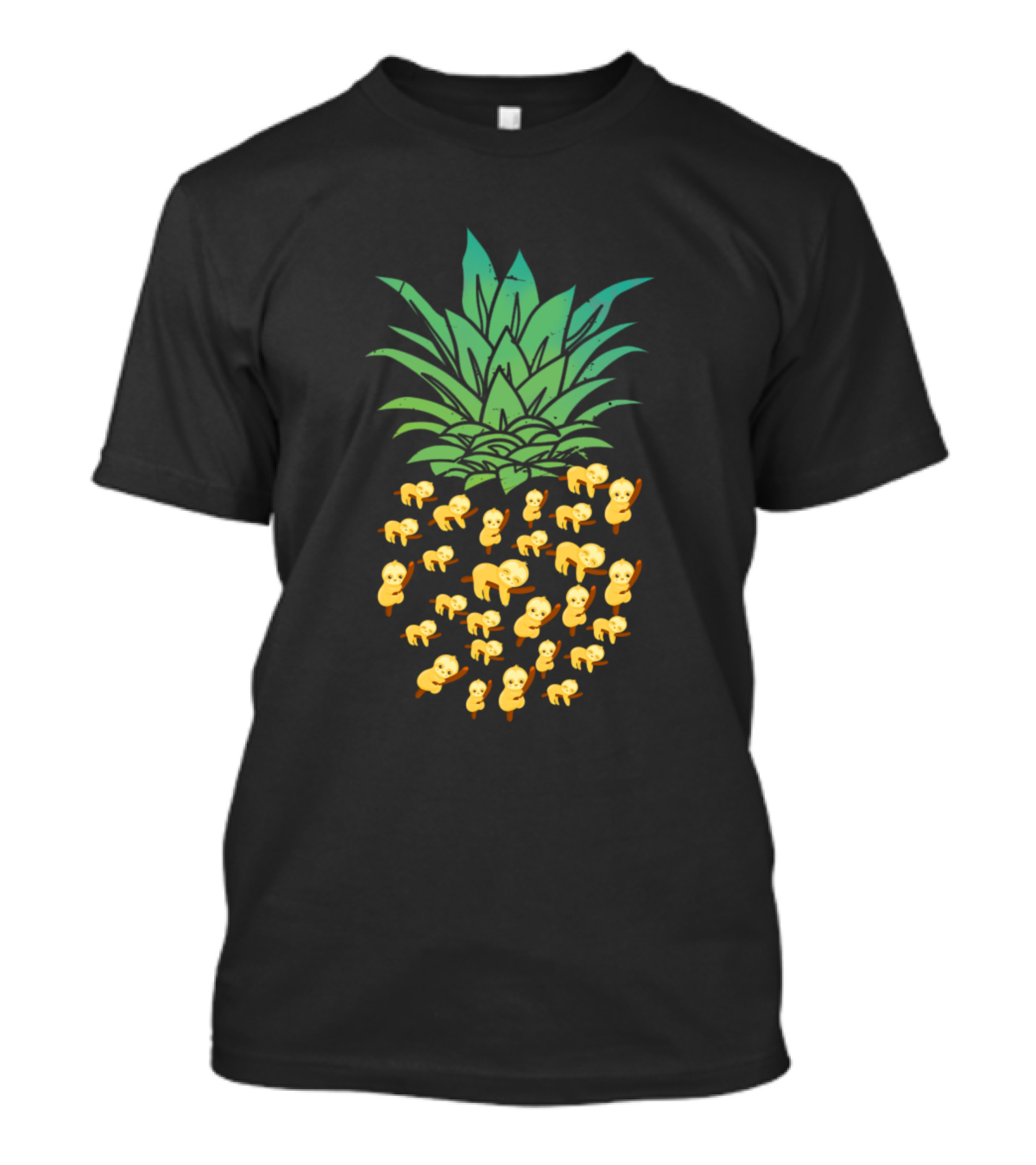 Pineapple Slother Cute Sloth T-Shirt