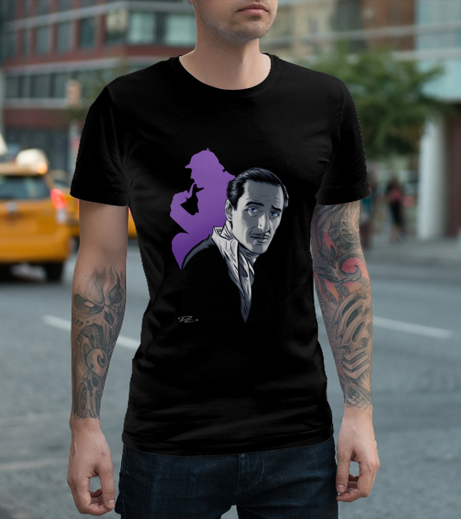 Basil Rathbone Paul Cemmick Sherlock Holmes T-Shirt