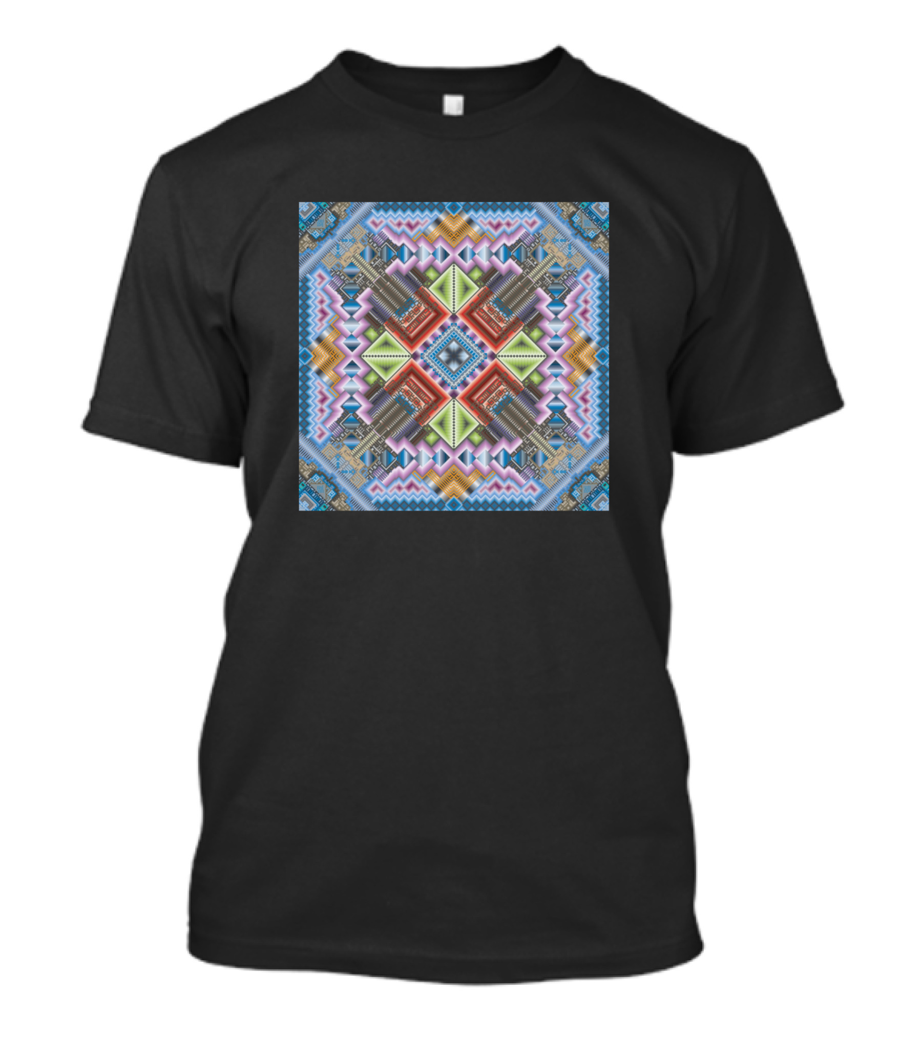 Duties Are Excluded Vibrant Geometric Mandala T-Shirt