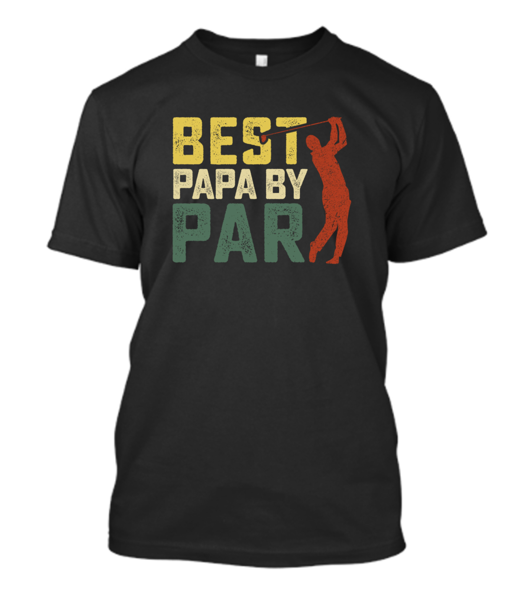 Best Papa By Par Golf Father's Day Golfer Gift T-Shirt