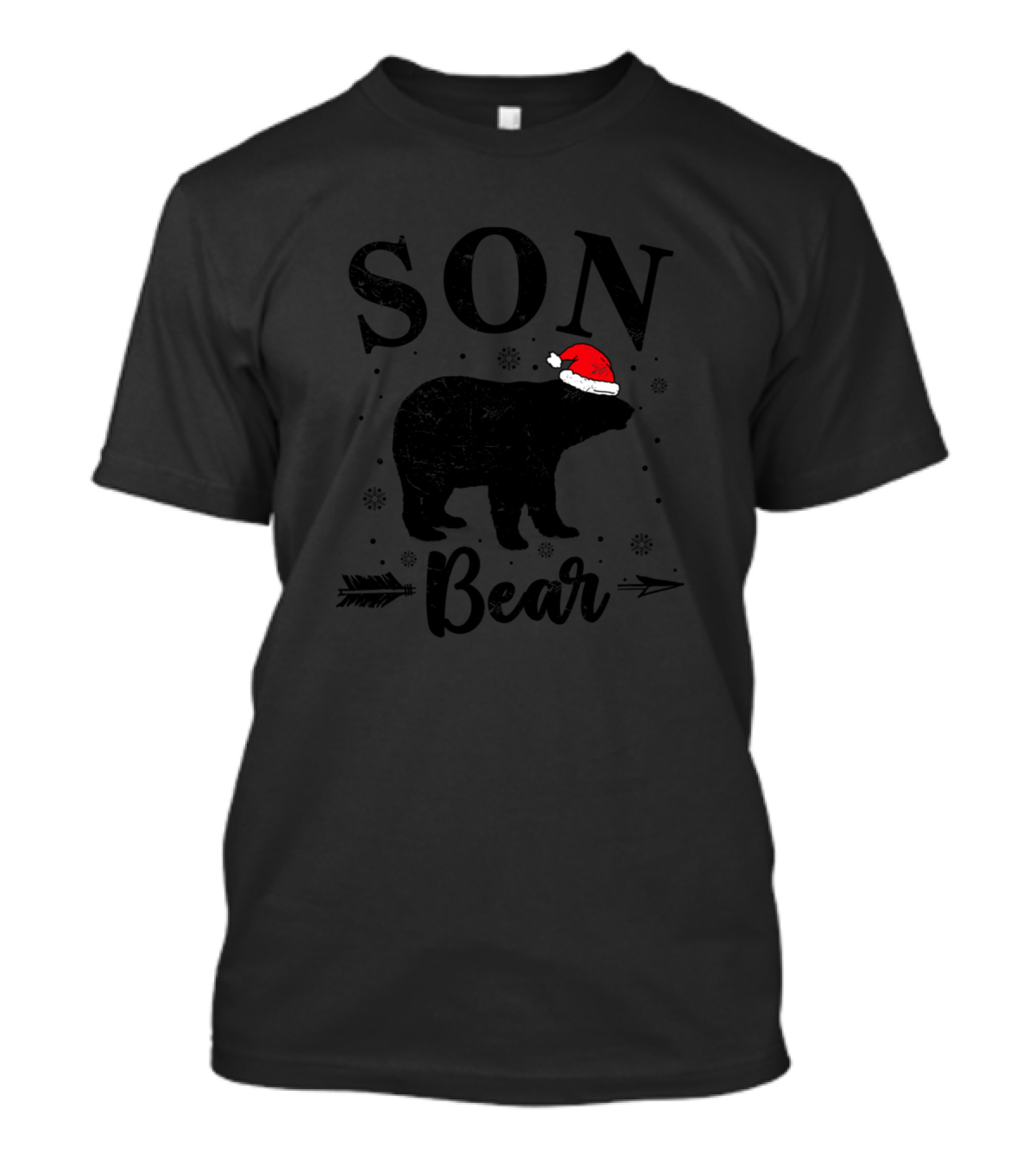 Son Bear Santa Hat T-Shirt