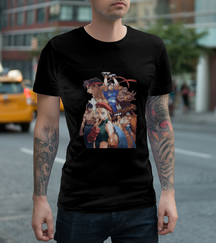 Street Fighter 2 Champion Edition Character Group T-Shirt