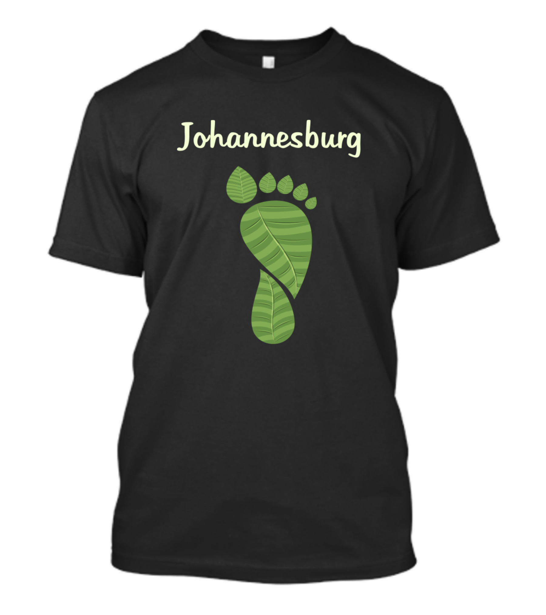 Johannesburg World Leaves Footprint South Africa T-Shirt