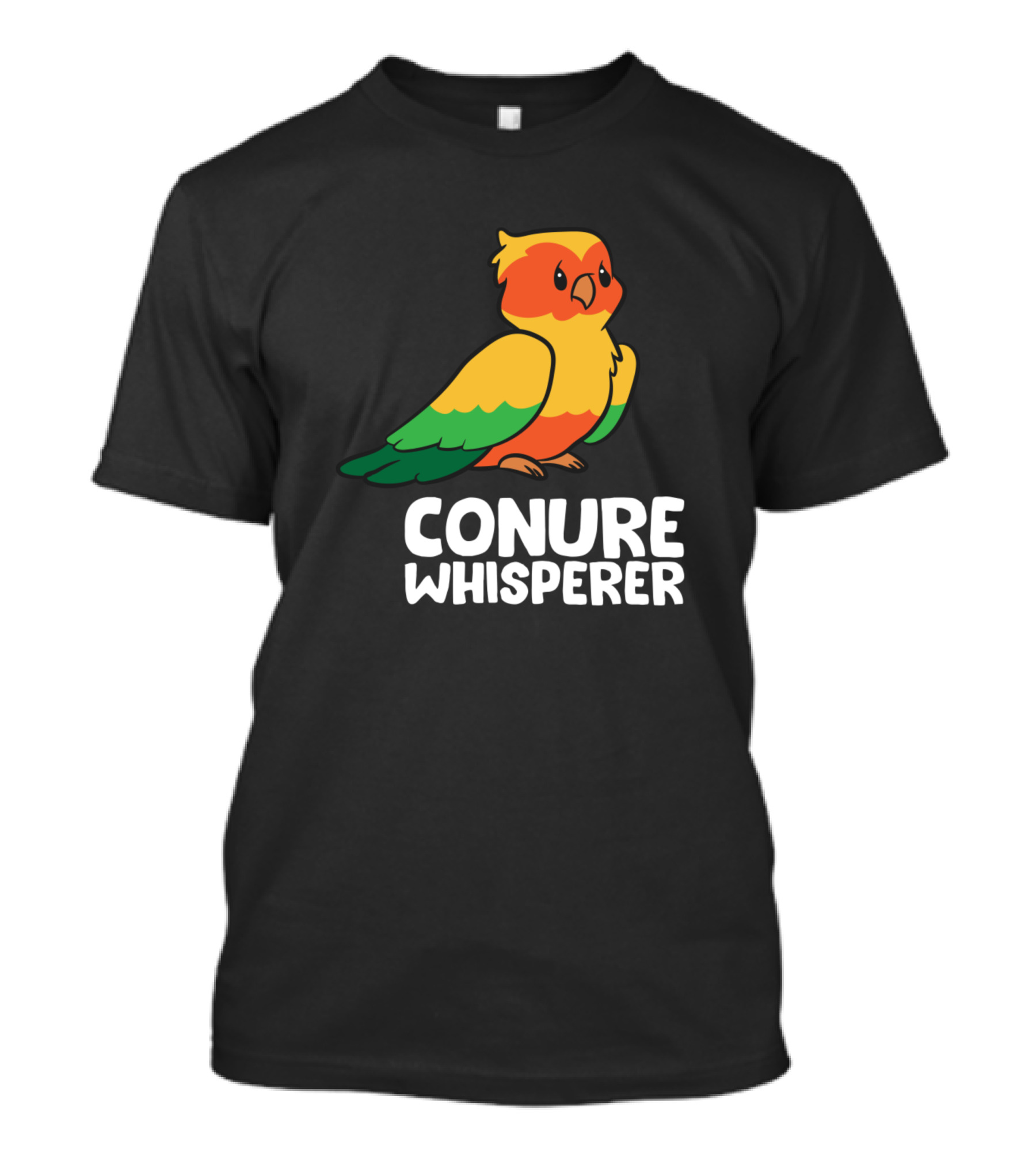 Conure Whisperer Cute Sun Conure Bird Parrots T-Shirt