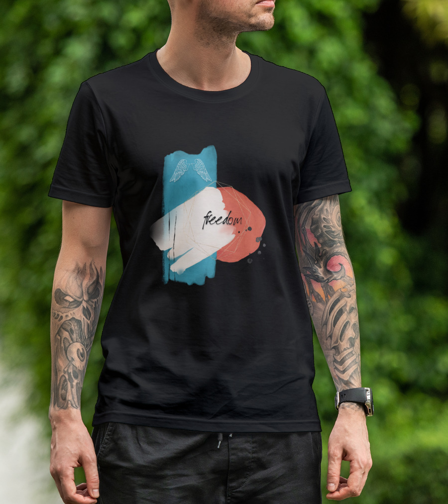 Freedom Wings Zen Modern T-Shirt