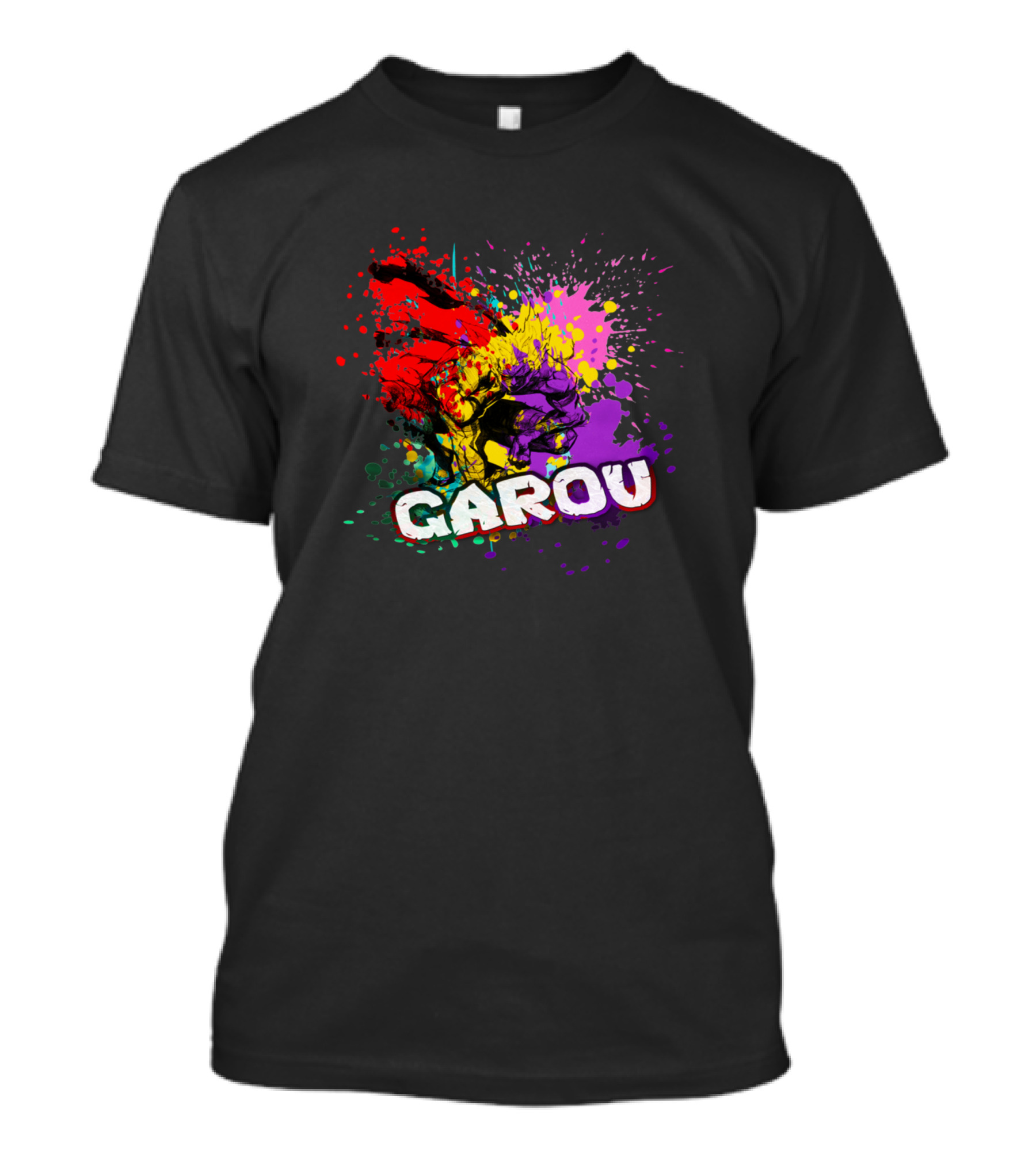 Garou Vibrant Color Splash Explosion T-Shirt