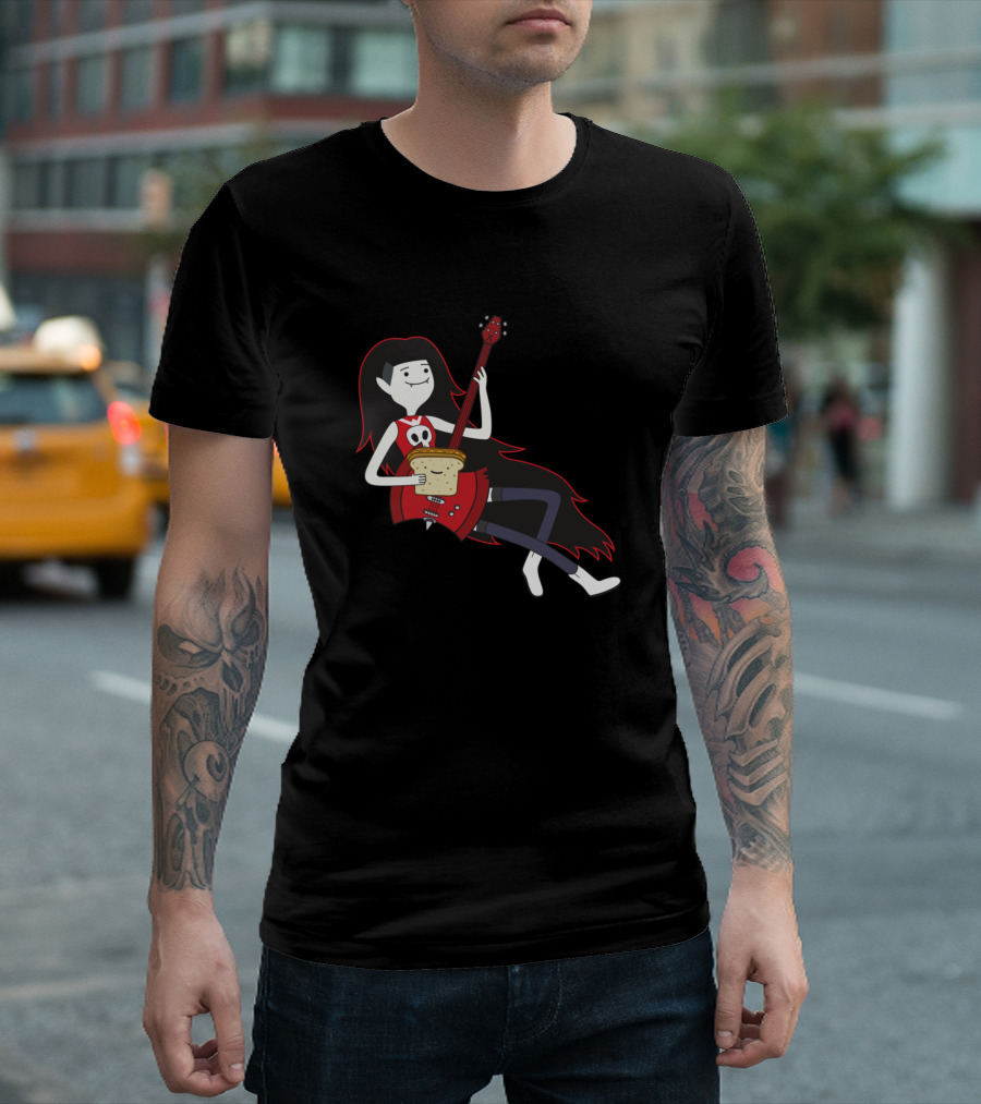 Marceline with Guitar and Sandwich T-Shirt