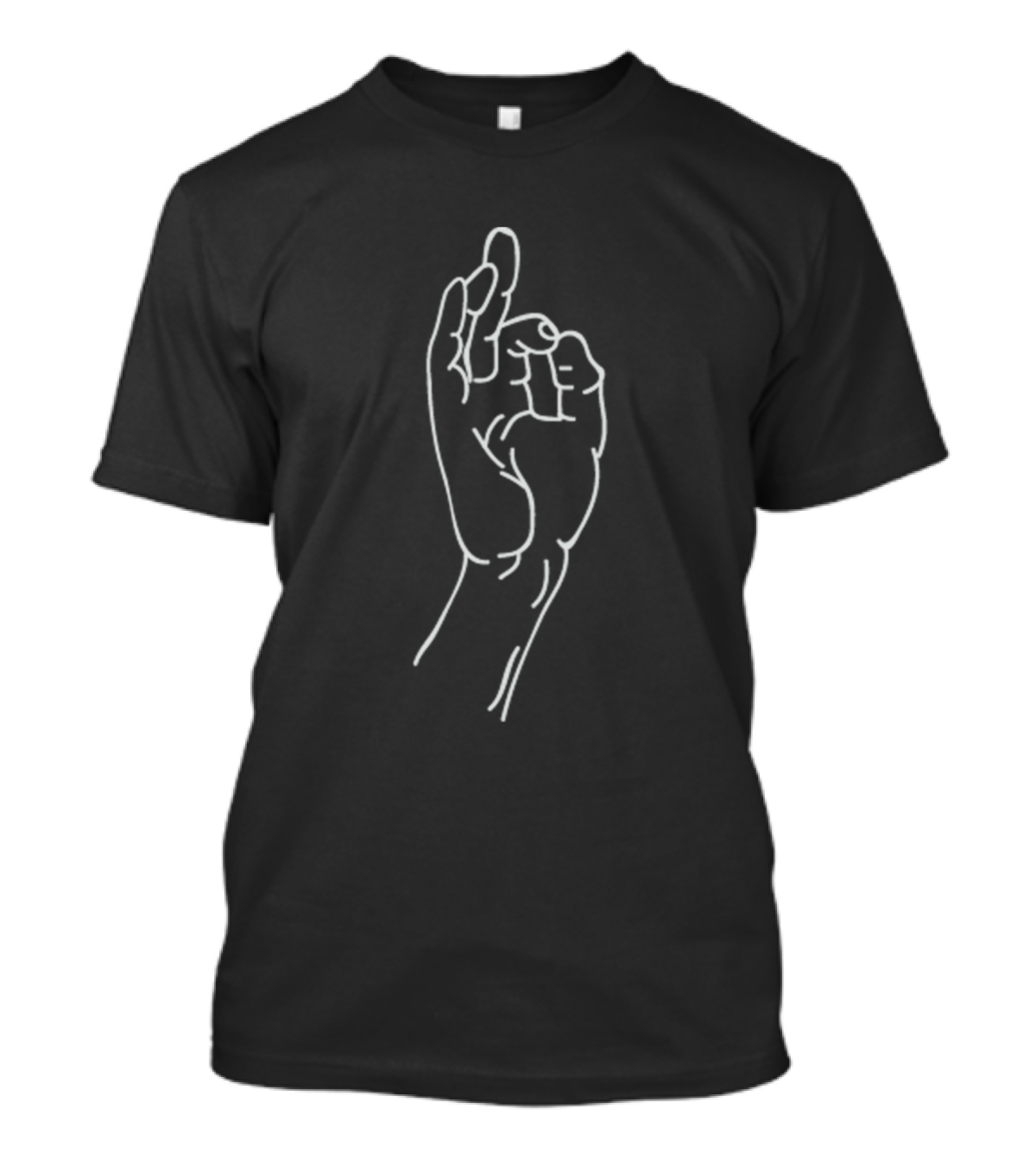 Minimalism Line Art Hand Sketch T-Shirt