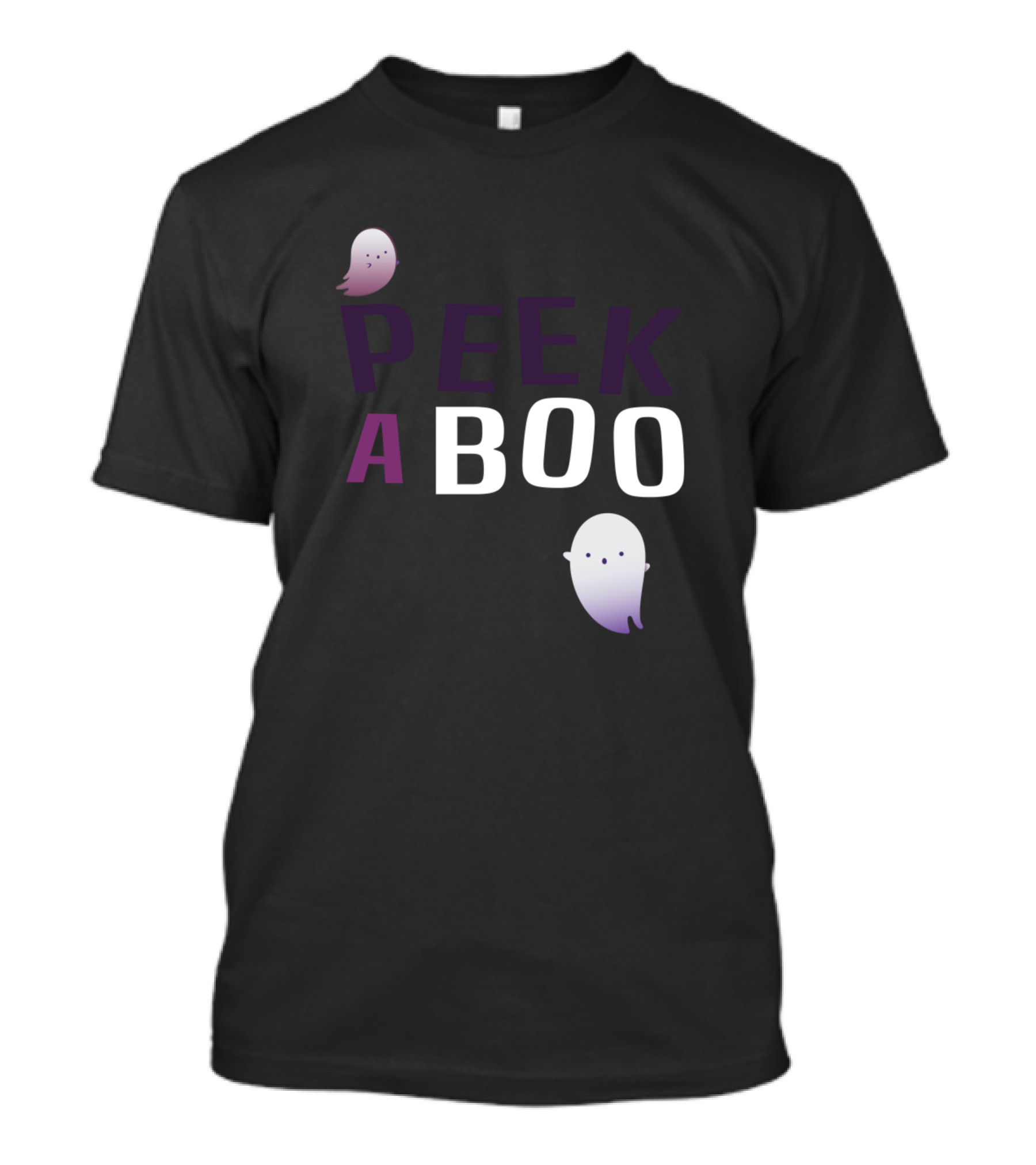 Peek A Boo Cute Ghosts T-Shirt