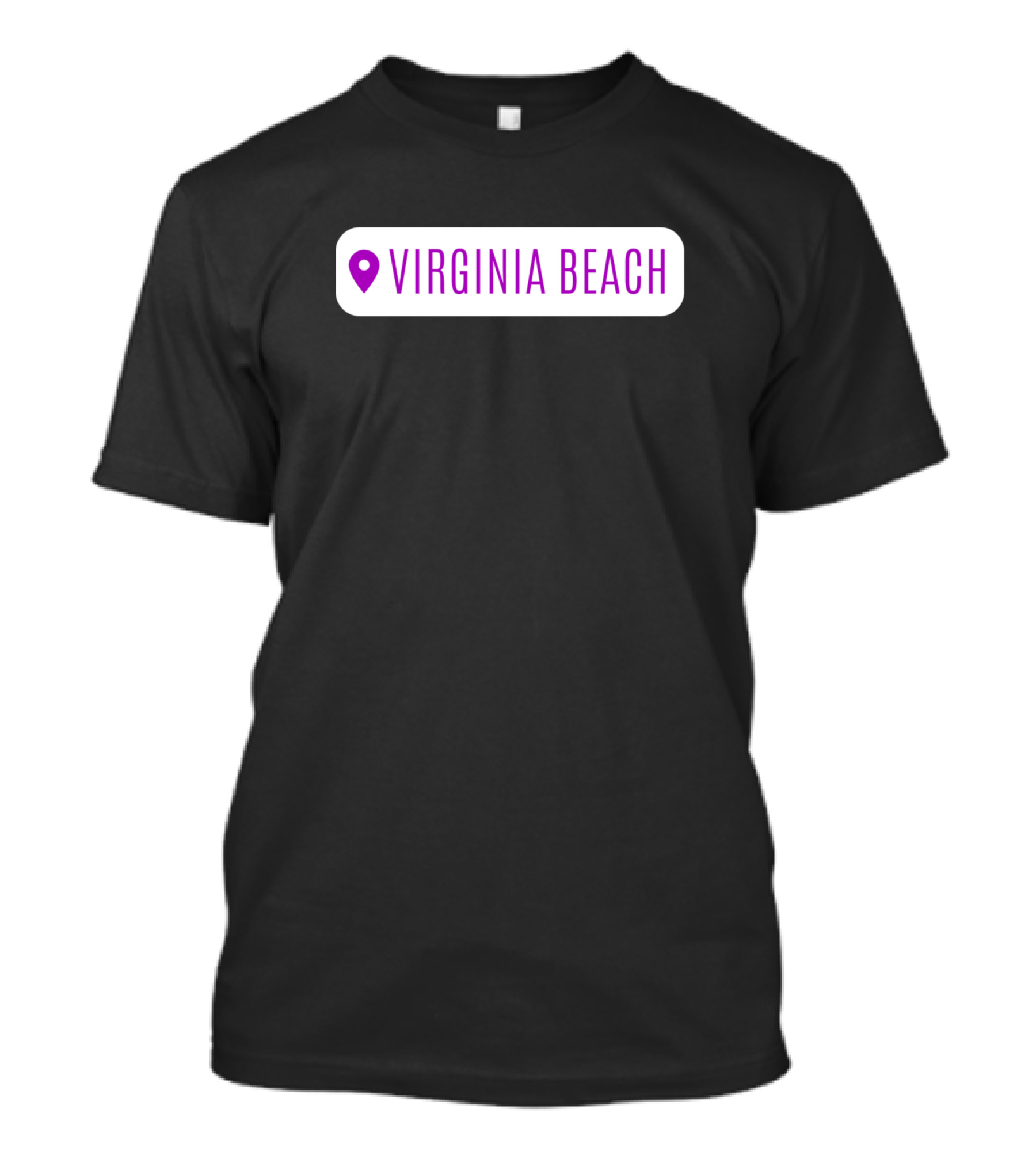 Virginia Beach City Location Birthday Instagram T-Shirt