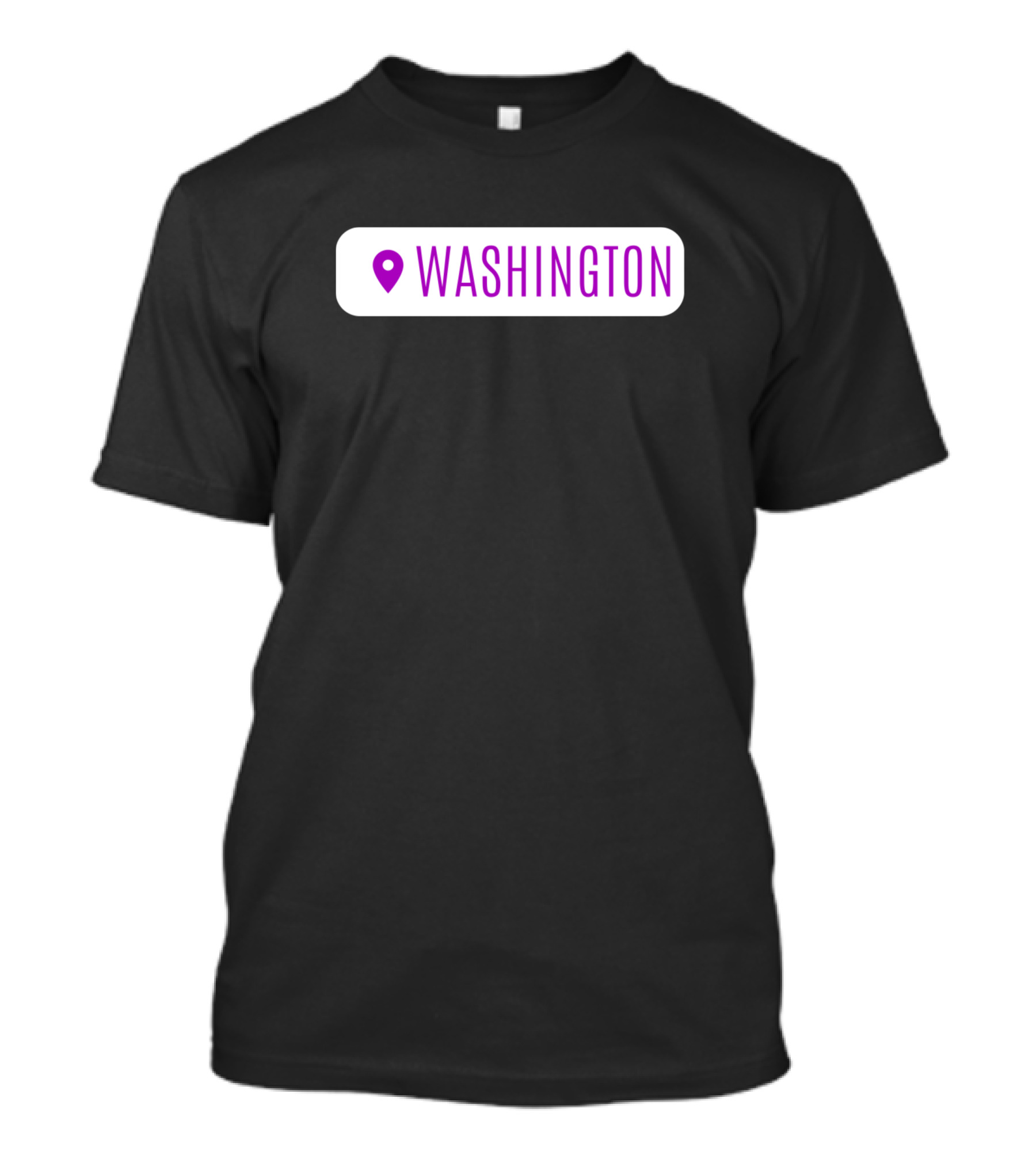 Washington City Instagram Location Birthday T-Shirt