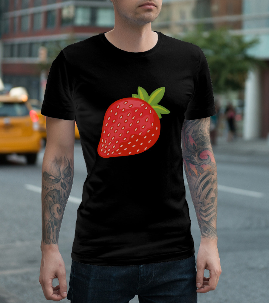 Bright Red Strawberry T-Shirt