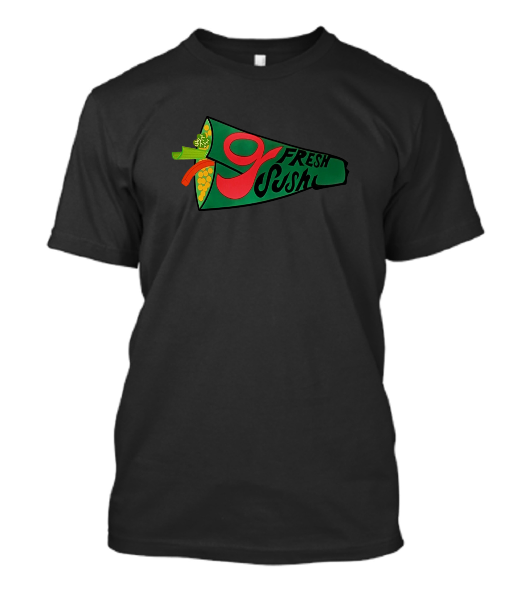 G Fresh Sushi Hand Roll With Chopsticks And Wasabi T-Shirt
