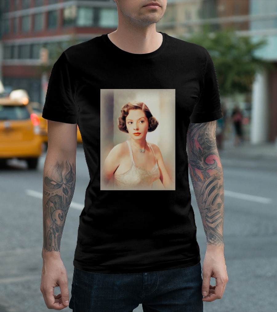 Jane Greer Vintage Actress Iconic Portrait T-Shirt