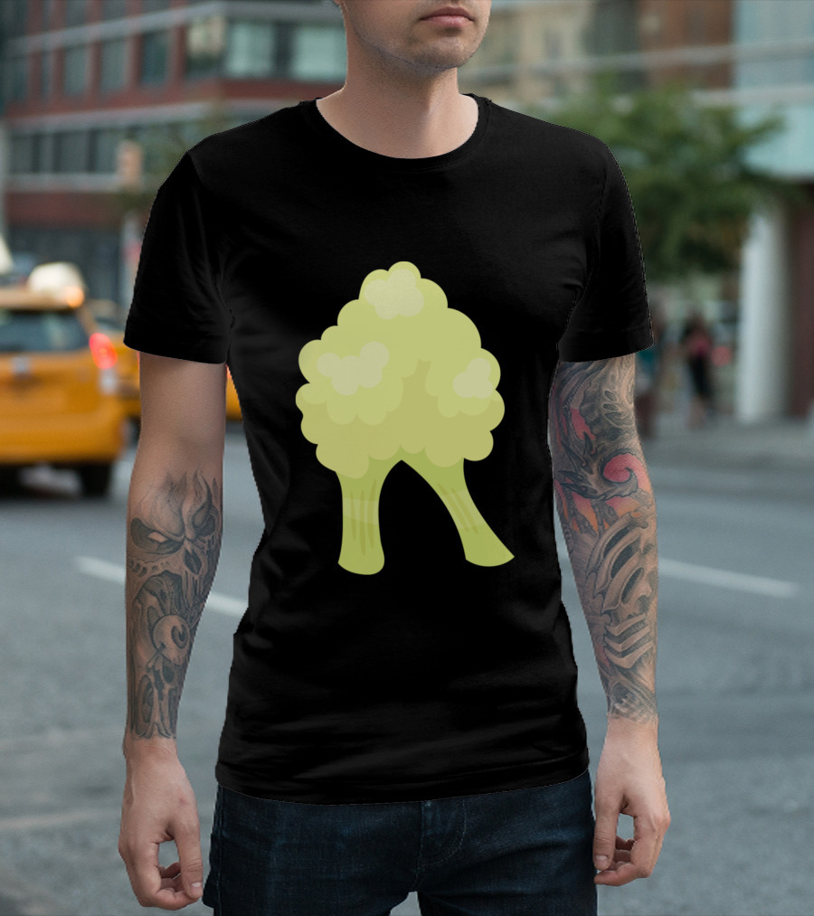 Letter R Cauliflower Fruit And Vegetable Alphabet T-Shirt