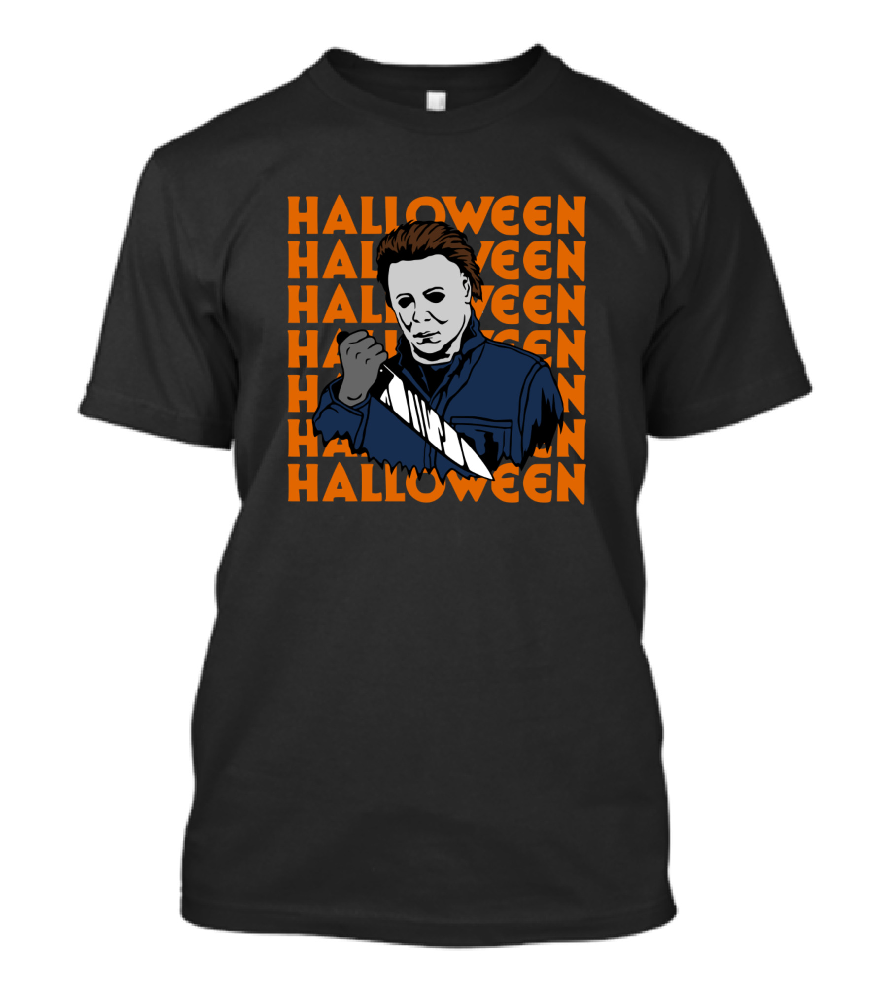 Halloween Michael Myers Knife Iconic Horror Movie Villain T-Shirt