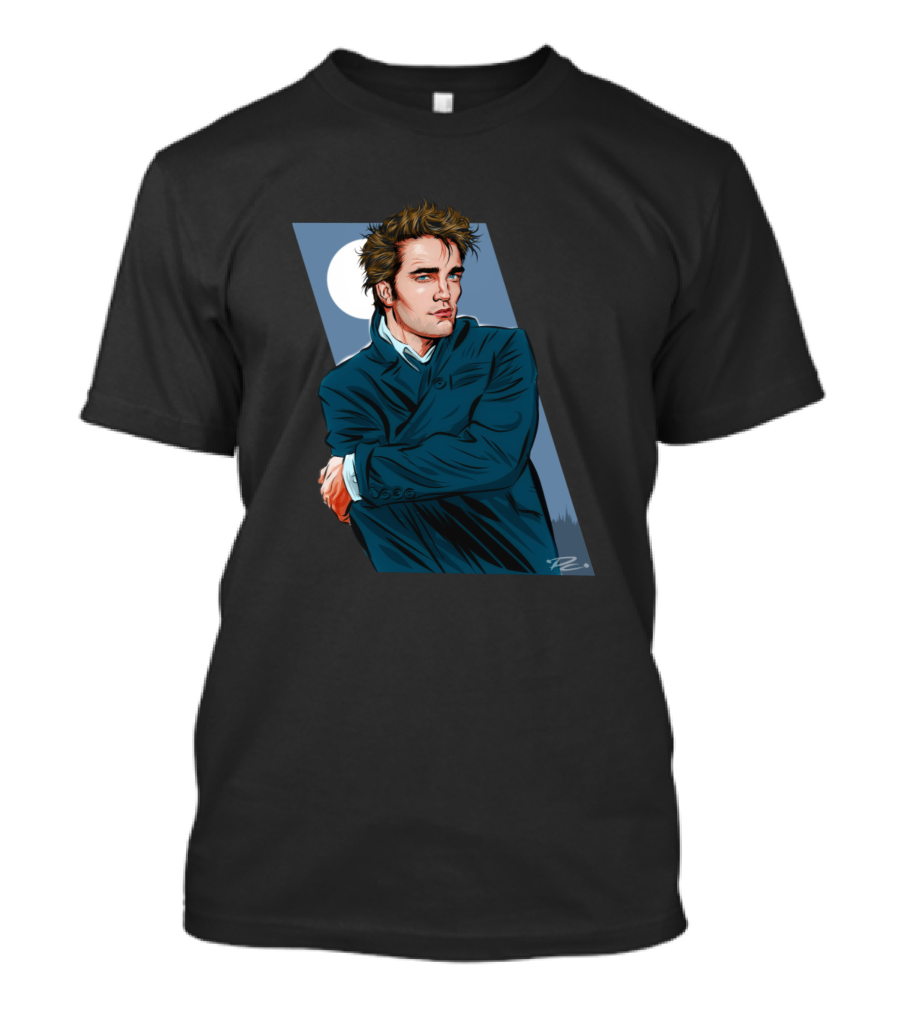 Robert Pattinson Paul Cemmick Moonlit T-Shirt