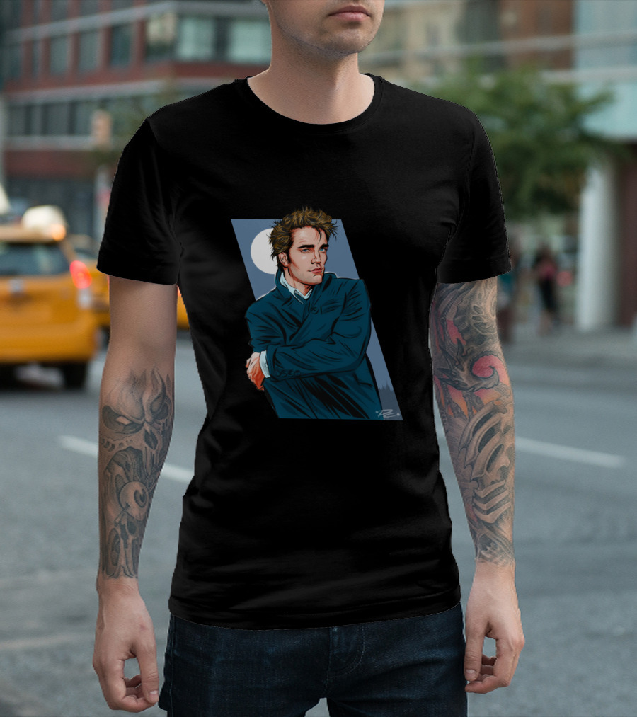 Robert Pattinson Paul Cemmick Moonlit T-Shirt