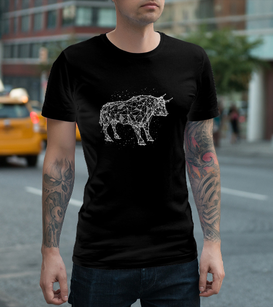 Taurus Bull Constellation Astrology T-Shirt