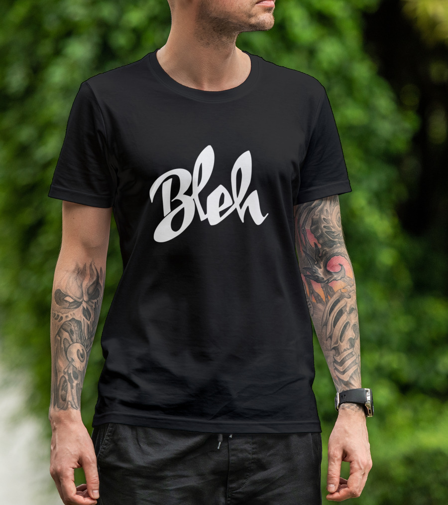 Bleh Shirt Emo Mood Expression T-Shirt
