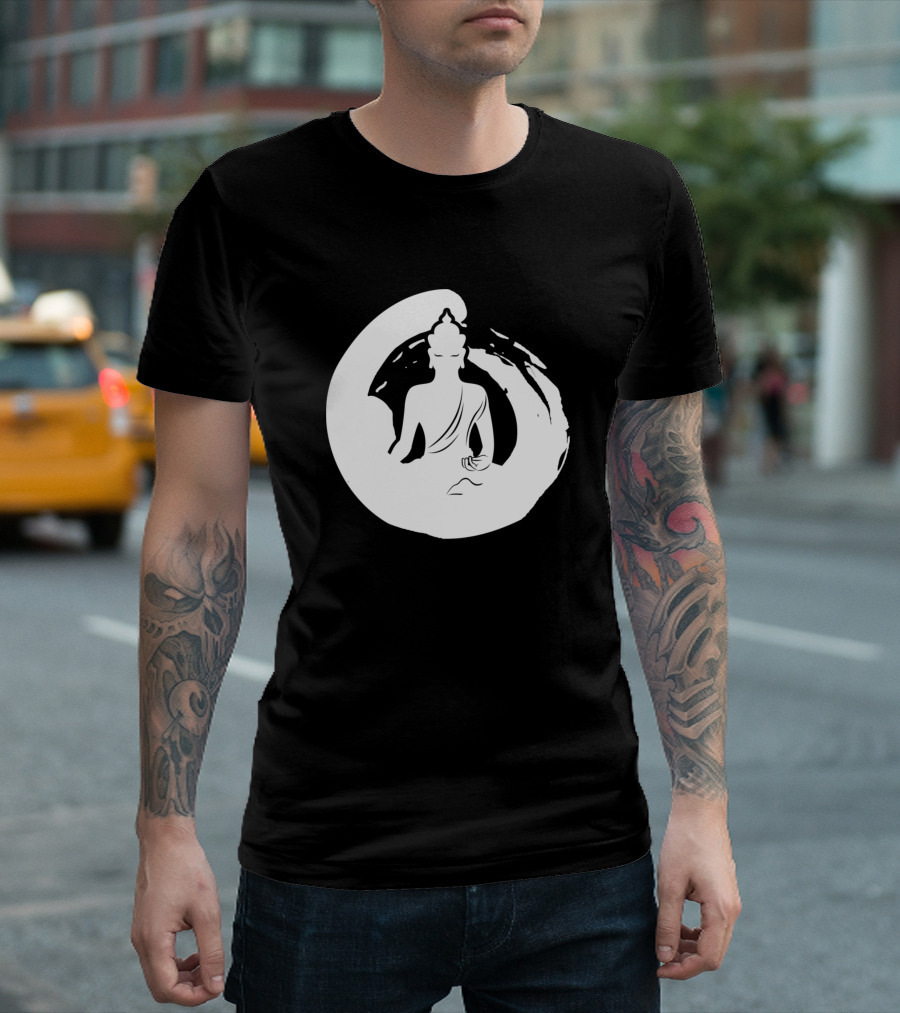 Buddha Zen Circle Meditation T-Shirt