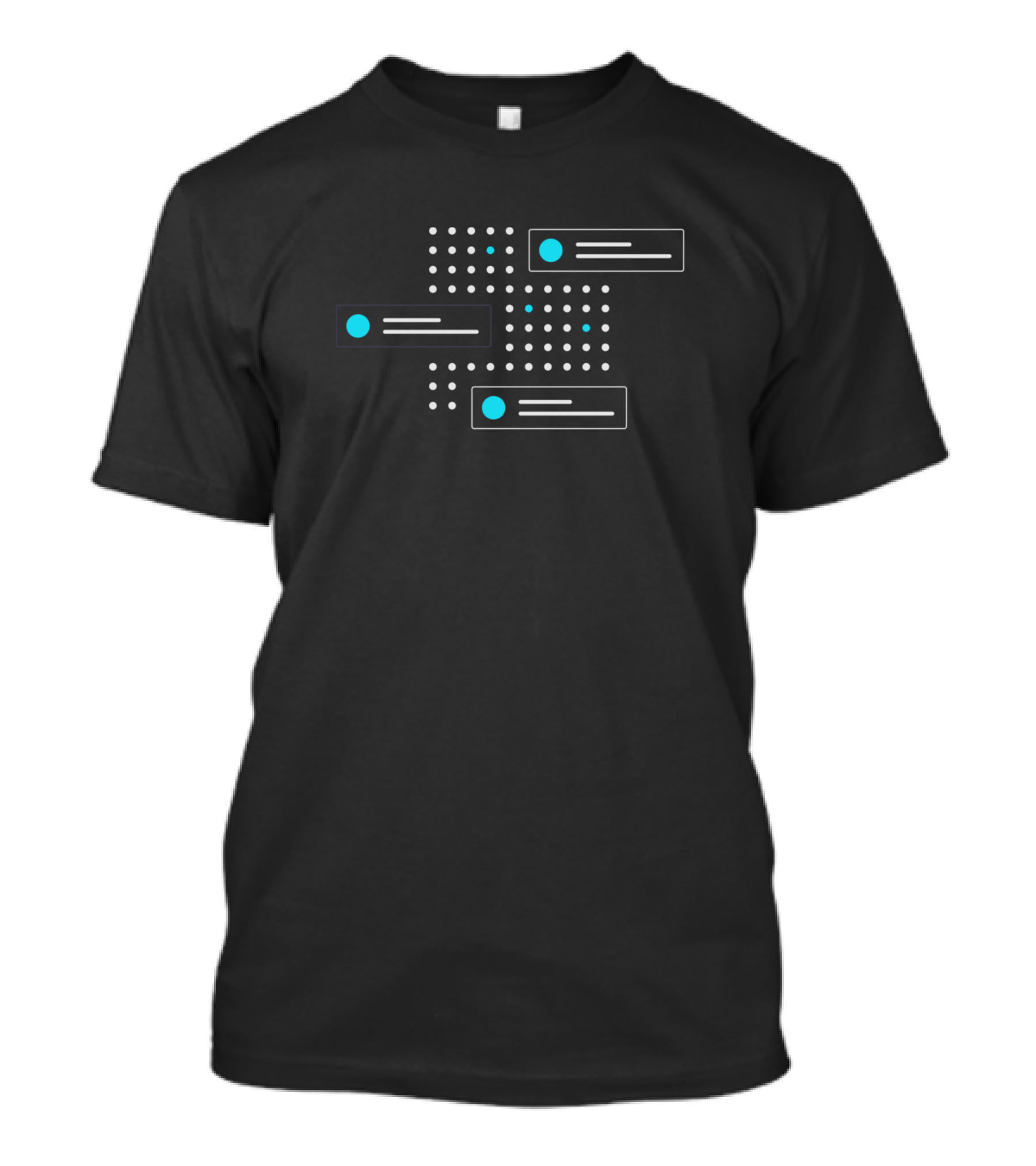 Business Decision Dotted Grid With Message Bubbles T-Shirt