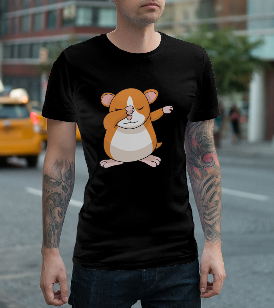 Cute Dabbing Hamster Rodent Furbaby Owner Pet Mammal T-Shirt