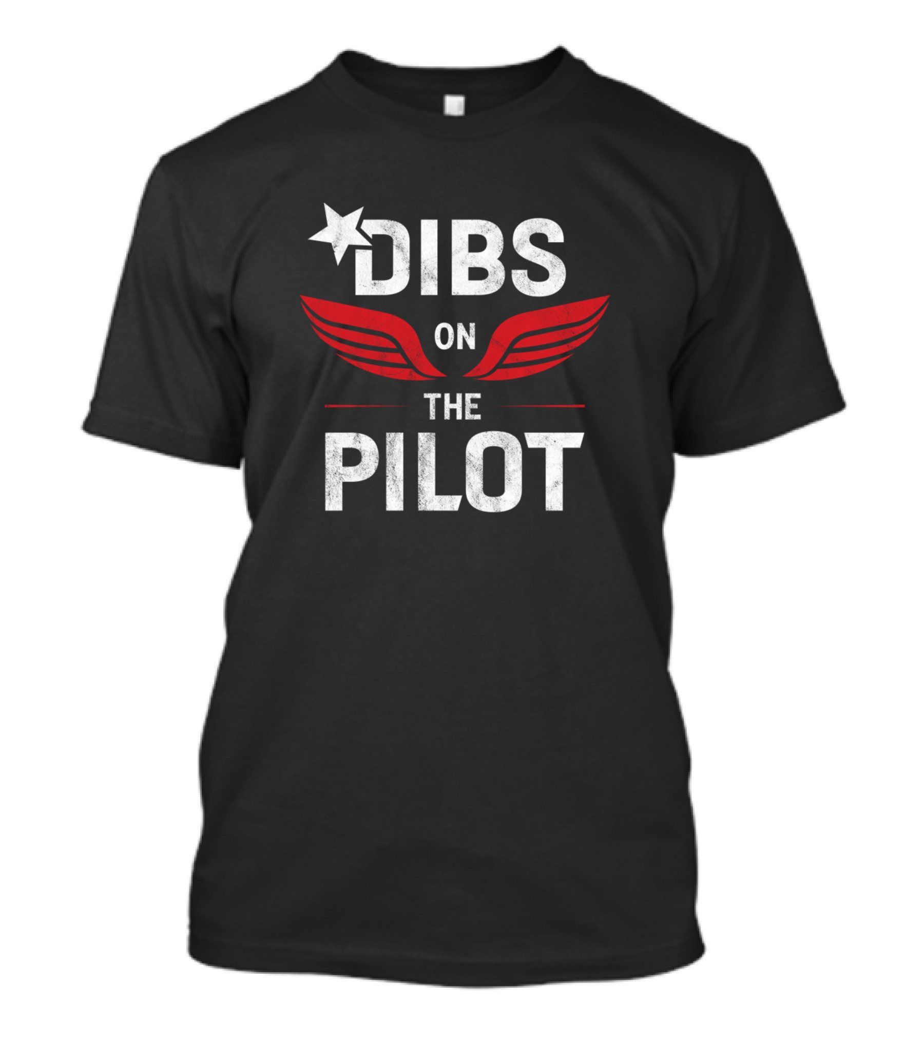 Dibs On The Pilot Aviation Aircraft Plane Girlfriend T-Shirt