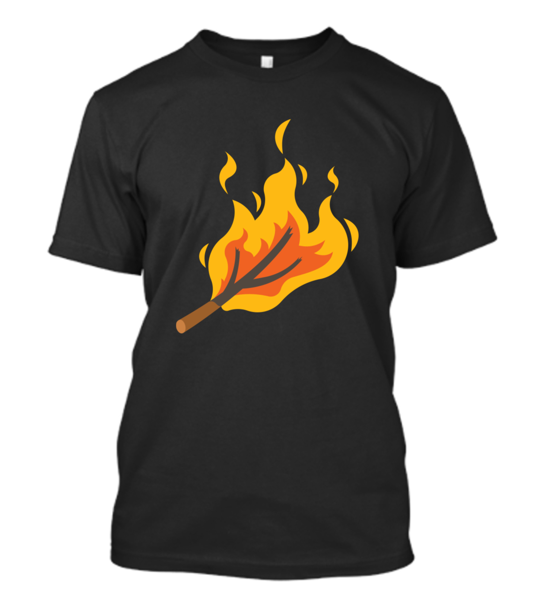 Fire Burning Branch Flames T-Shirt