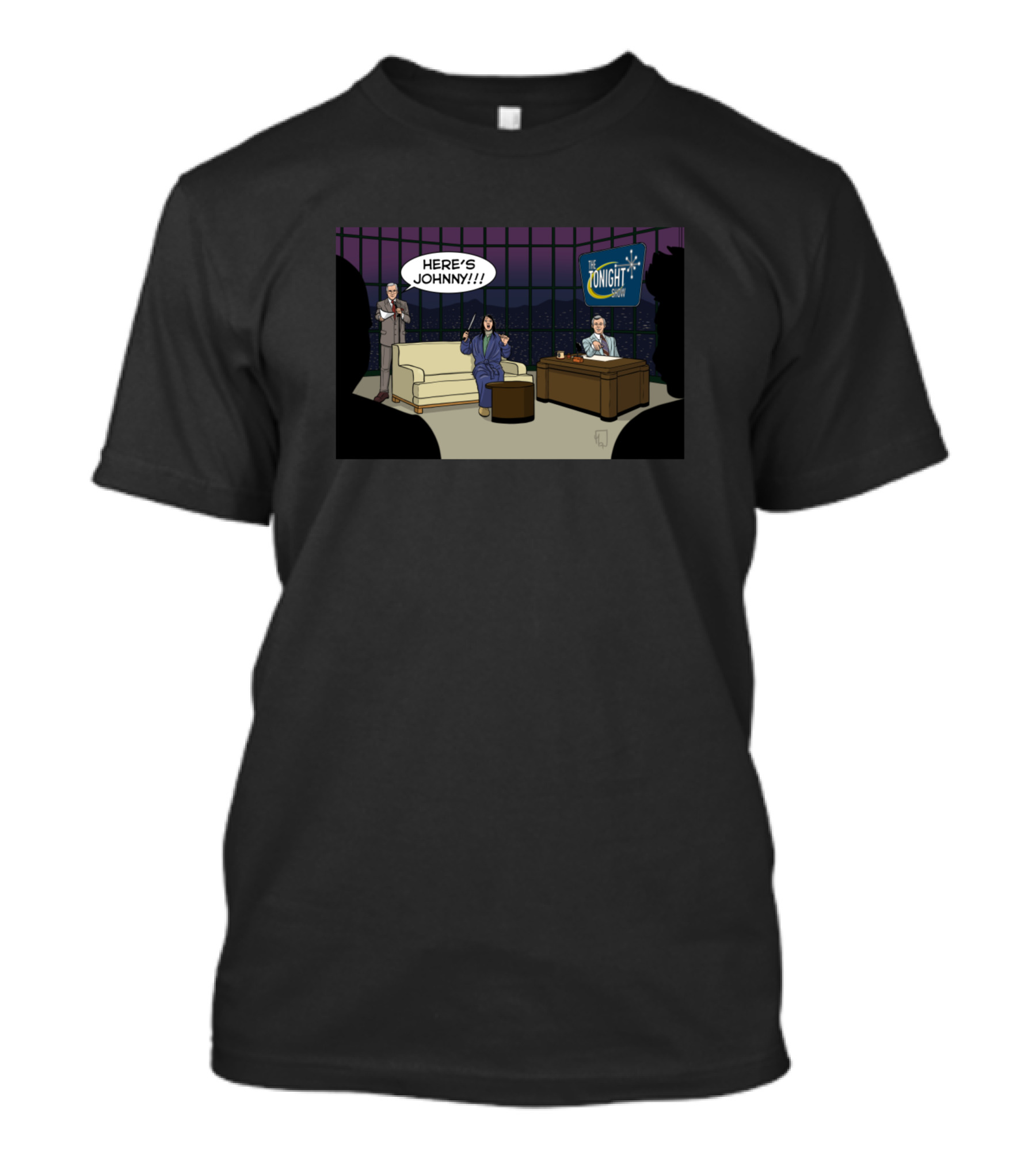 Here's Johnny The Shining Meets The Tonight Show Mashup T-Shirt