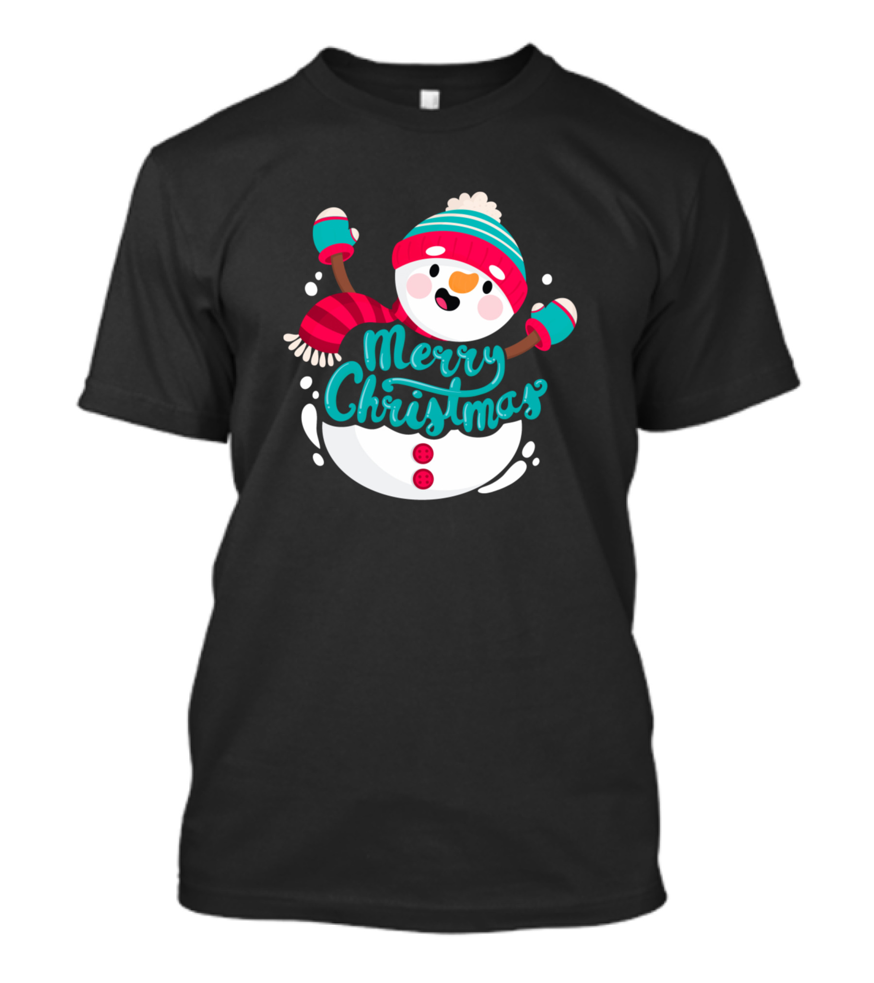 Merry Christmas Snowman Winter Holiday T-Shirt