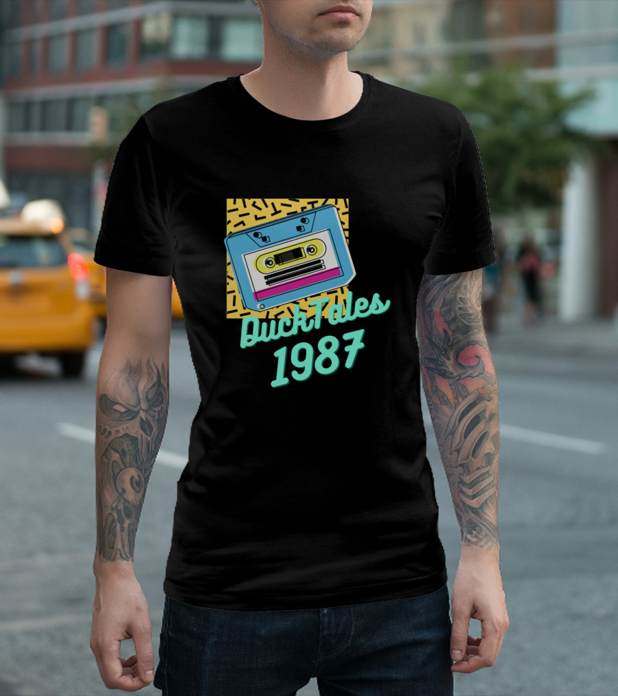 DuckTales 1987 Retro Cassette Tape T-Shirt