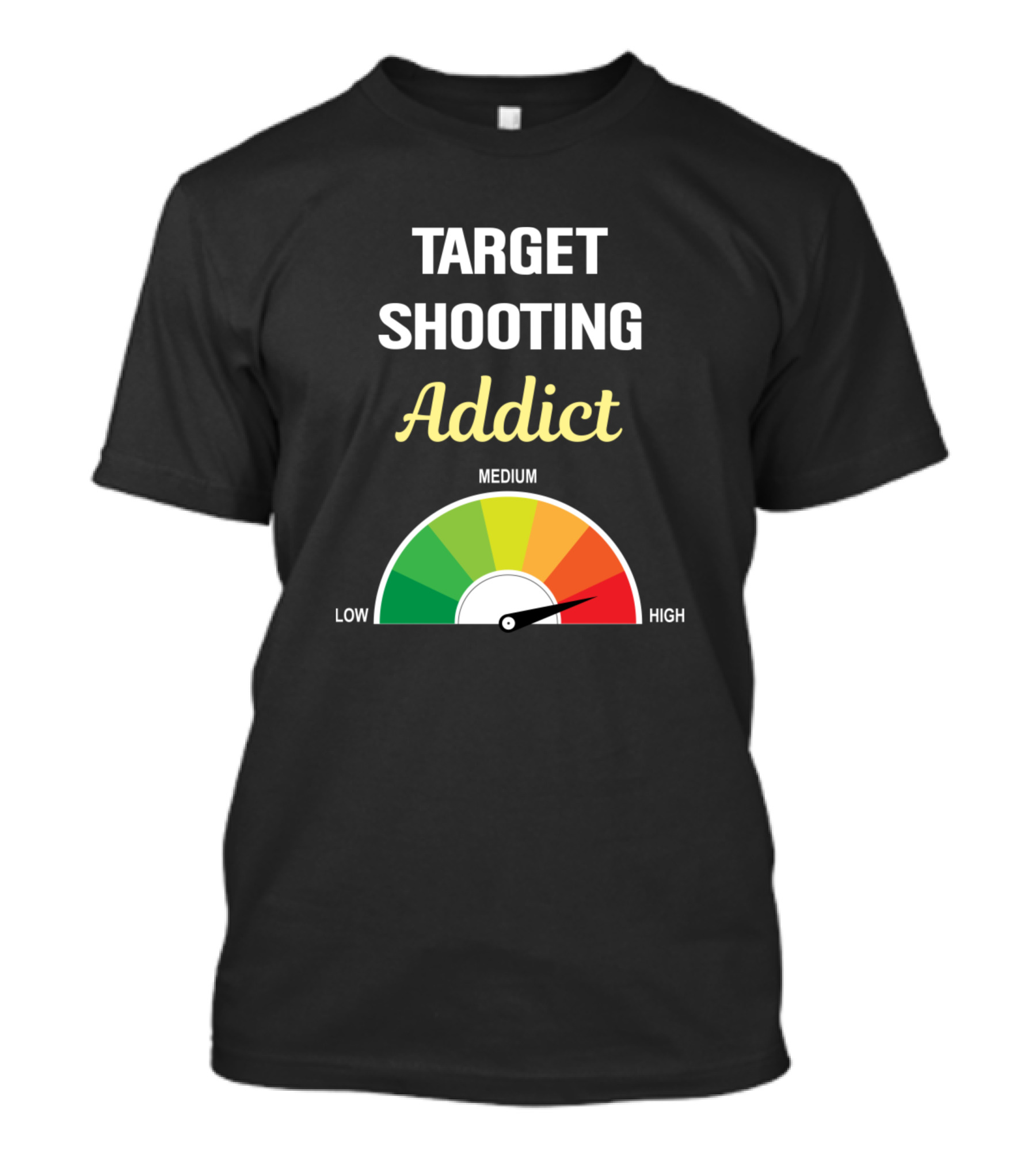 Target Shooting Addict High Level Meter T-Shirt