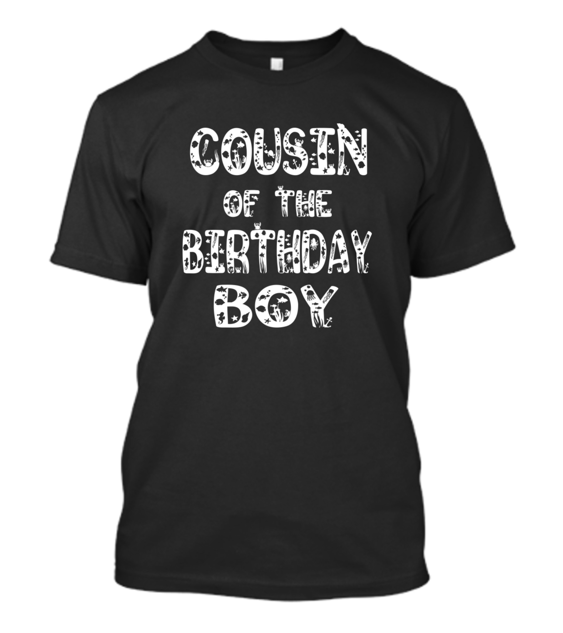 Cousin Of The Birthday Boy Fishing Lover Party T-Shirt